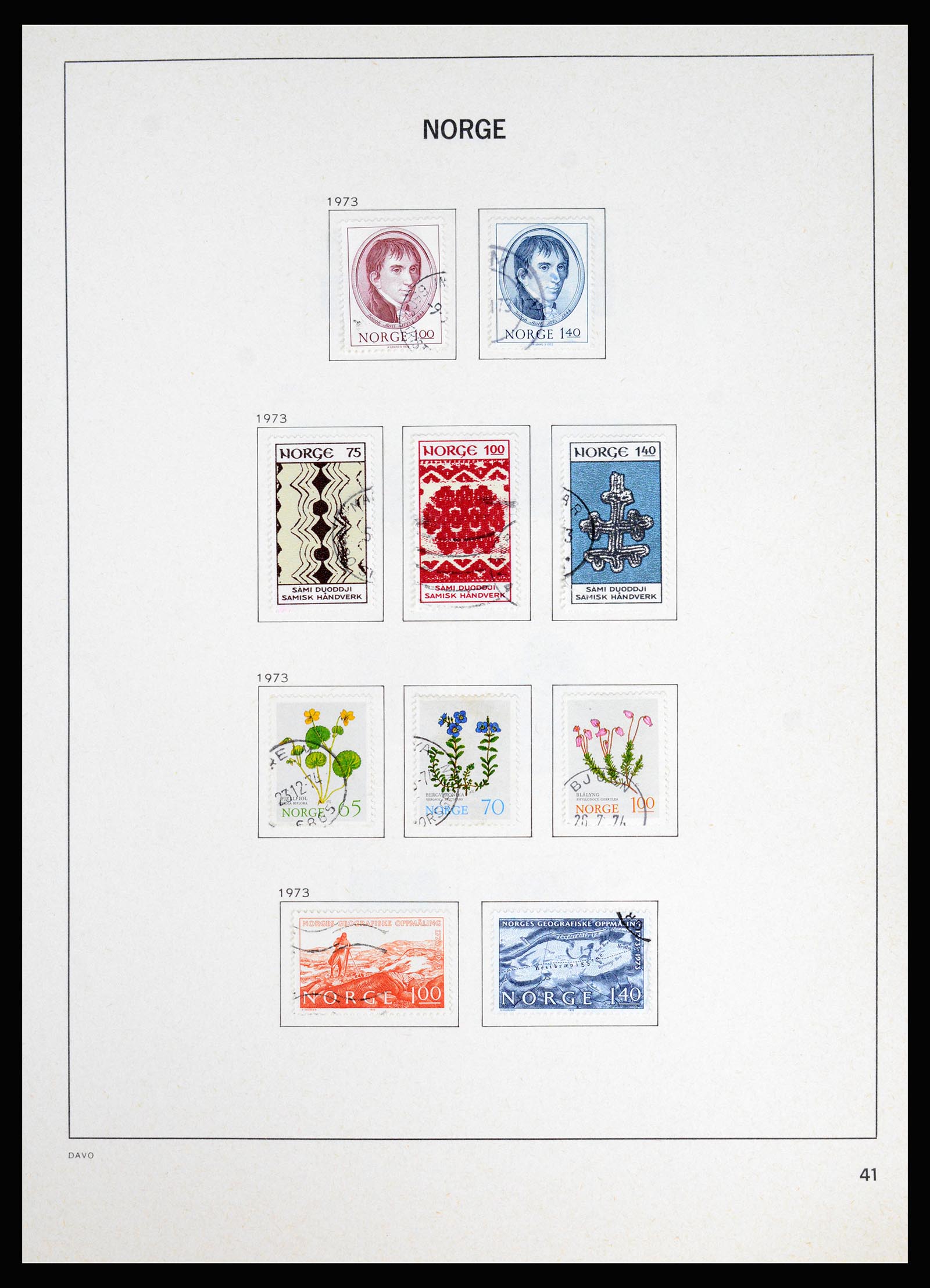 37074 046 - Postzegelverzameling 37074 Noorwegen 1855-2006.