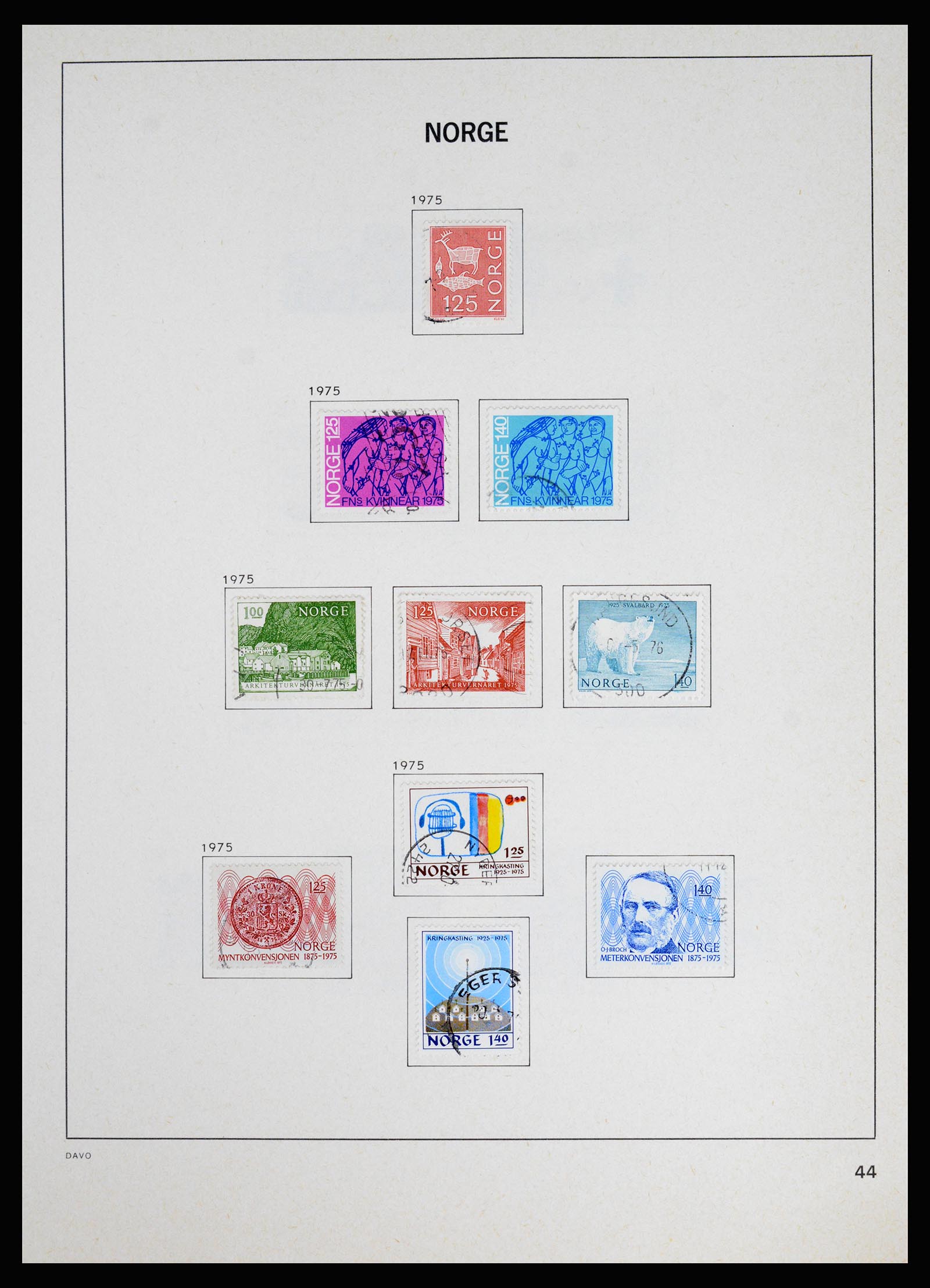 37074 049 - Postzegelverzameling 37074 Noorwegen 1855-2006.