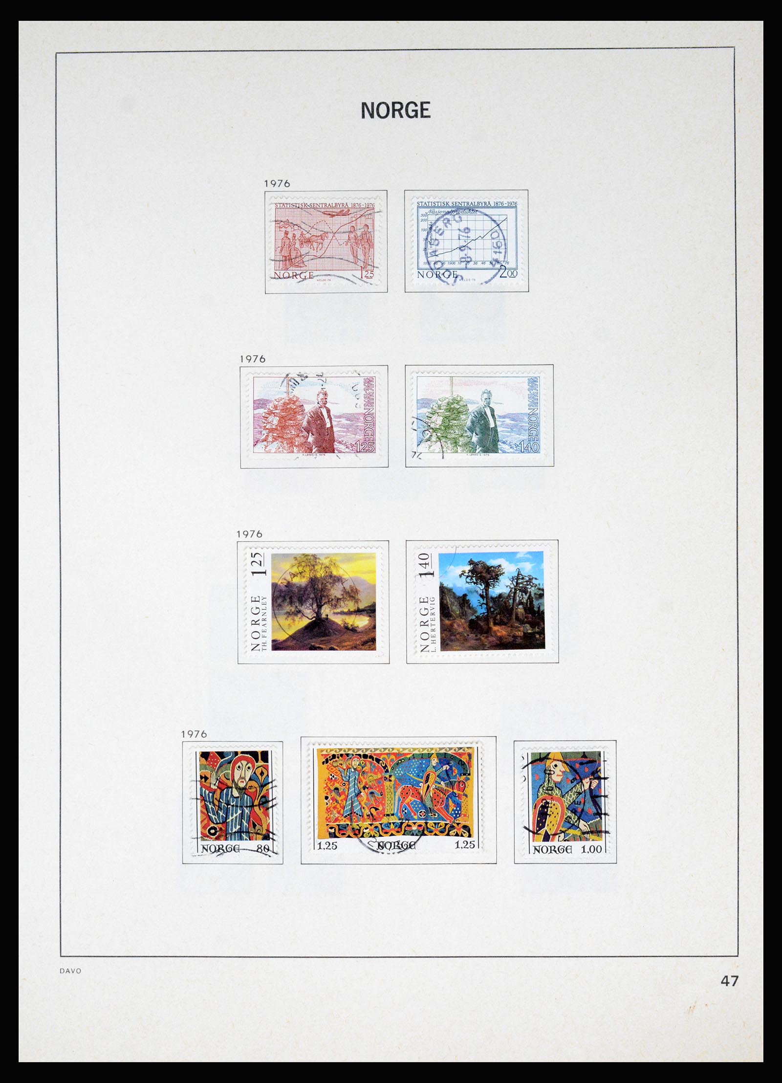 37074 052 - Postzegelverzameling 37074 Noorwegen 1855-2006.