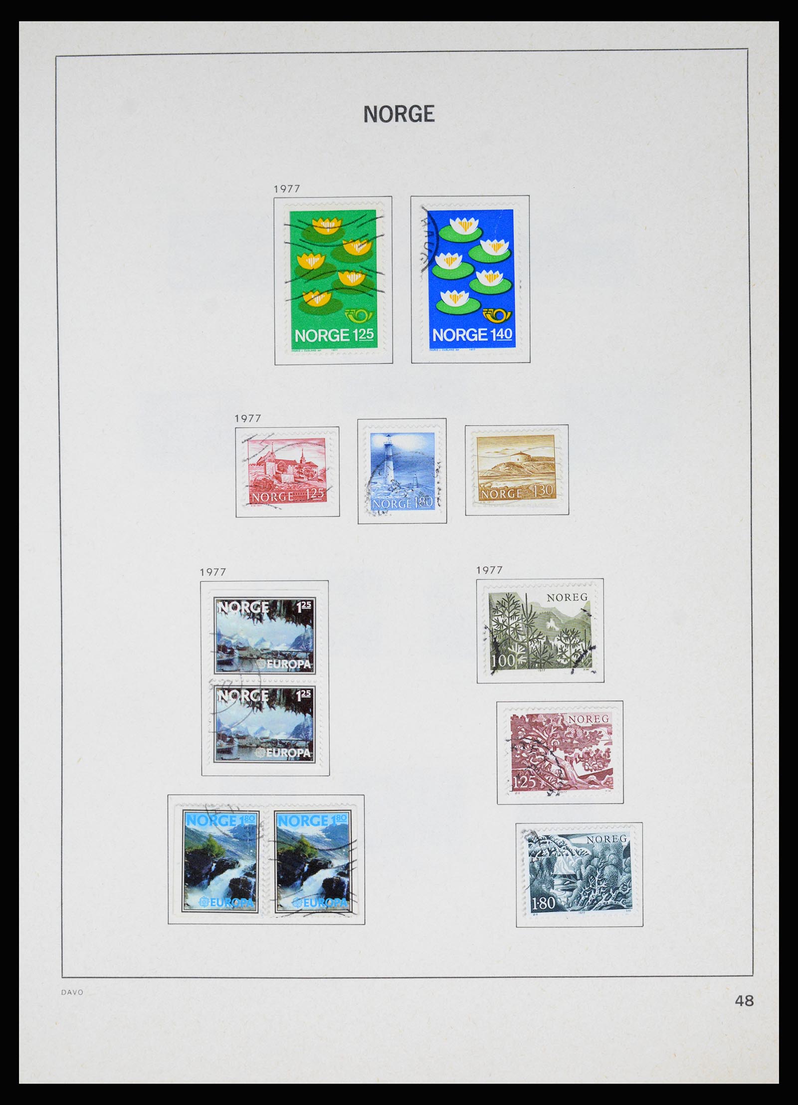 37074 053 - Postzegelverzameling 37074 Noorwegen 1855-2006.