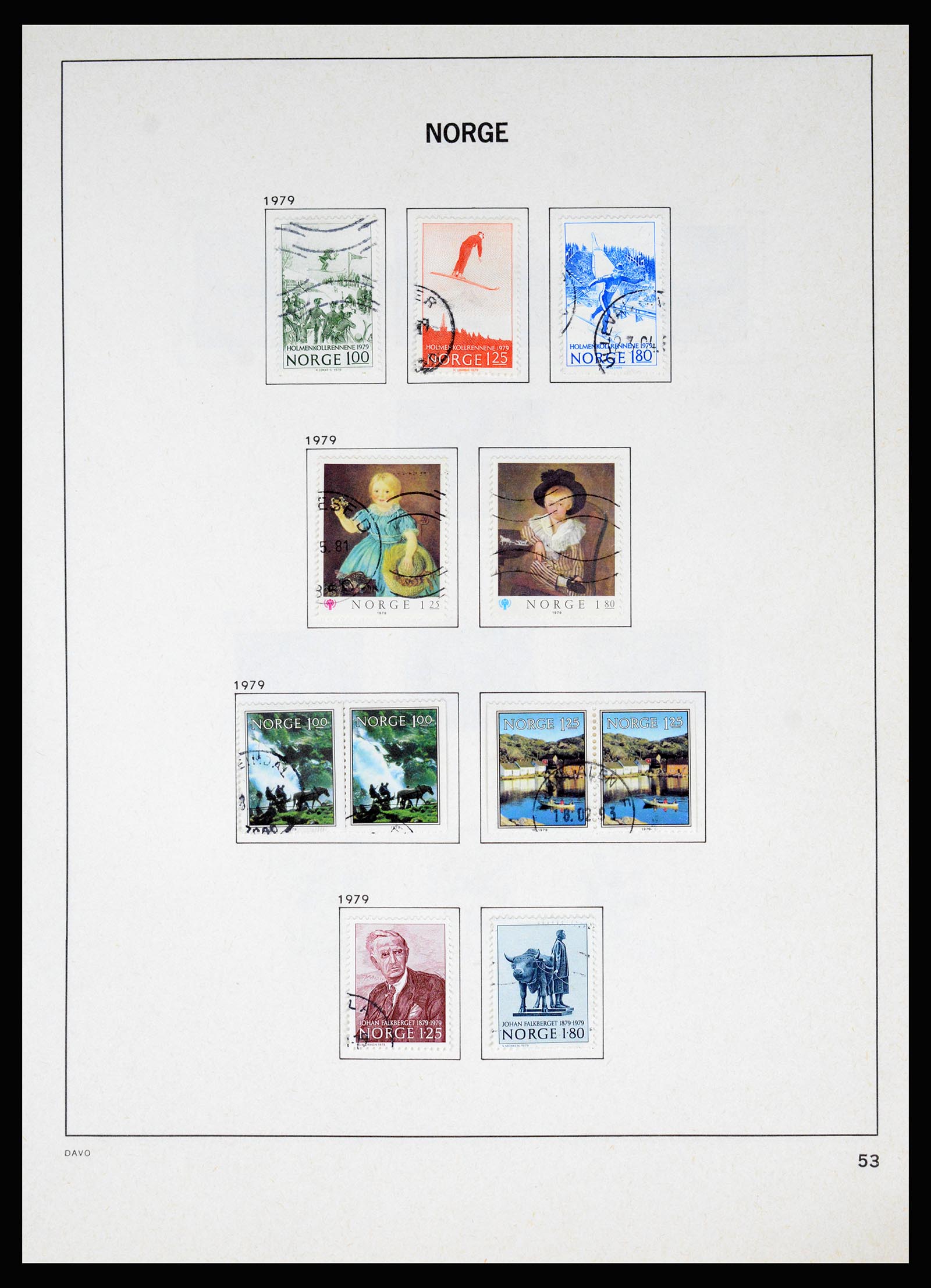 37074 058 - Postzegelverzameling 37074 Noorwegen 1855-2006.