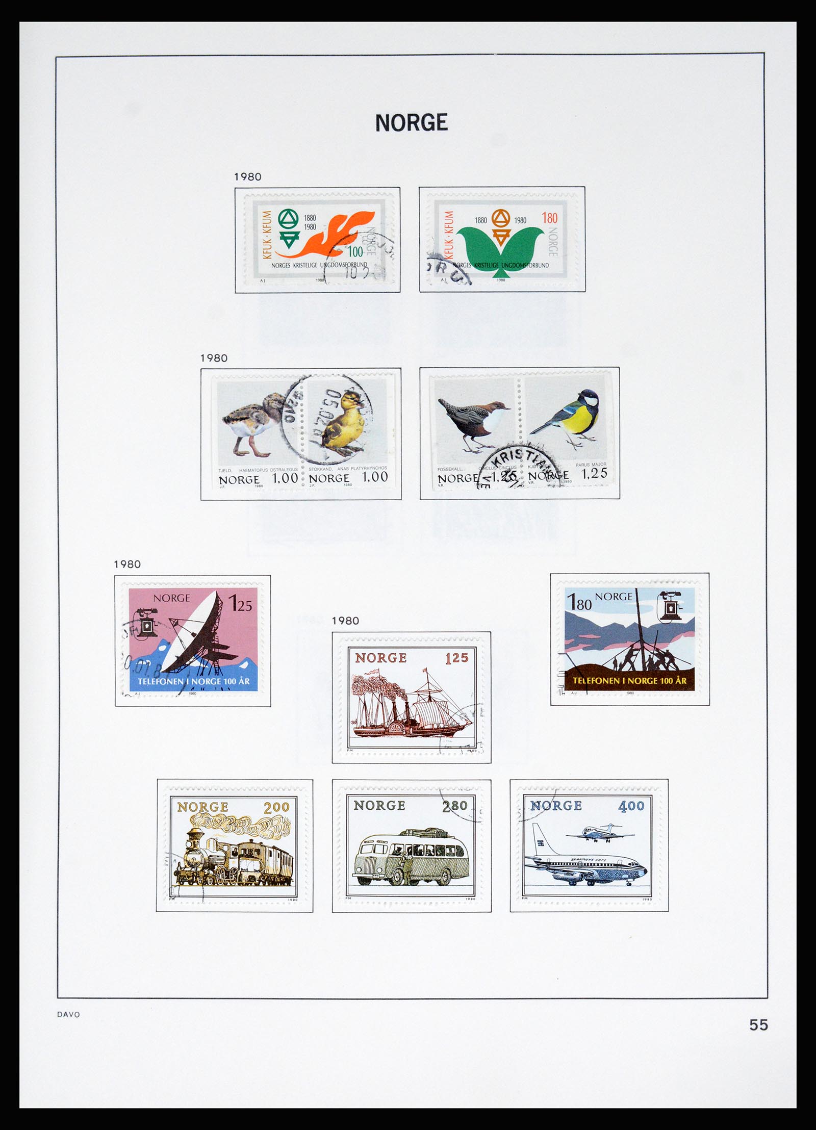 37074 060 - Postzegelverzameling 37074 Noorwegen 1855-2006.