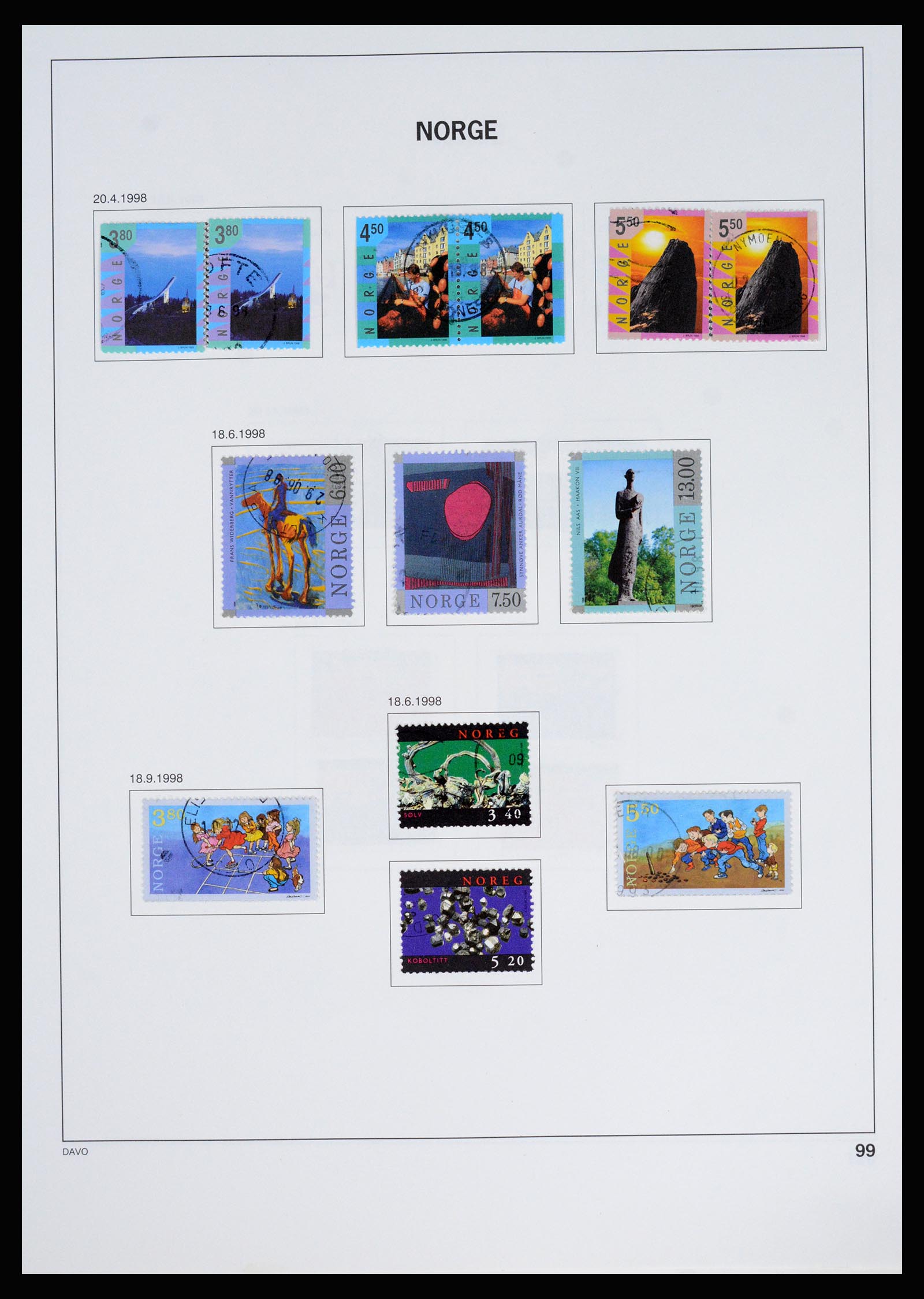 37074 105 - Postzegelverzameling 37074 Noorwegen 1855-2006.