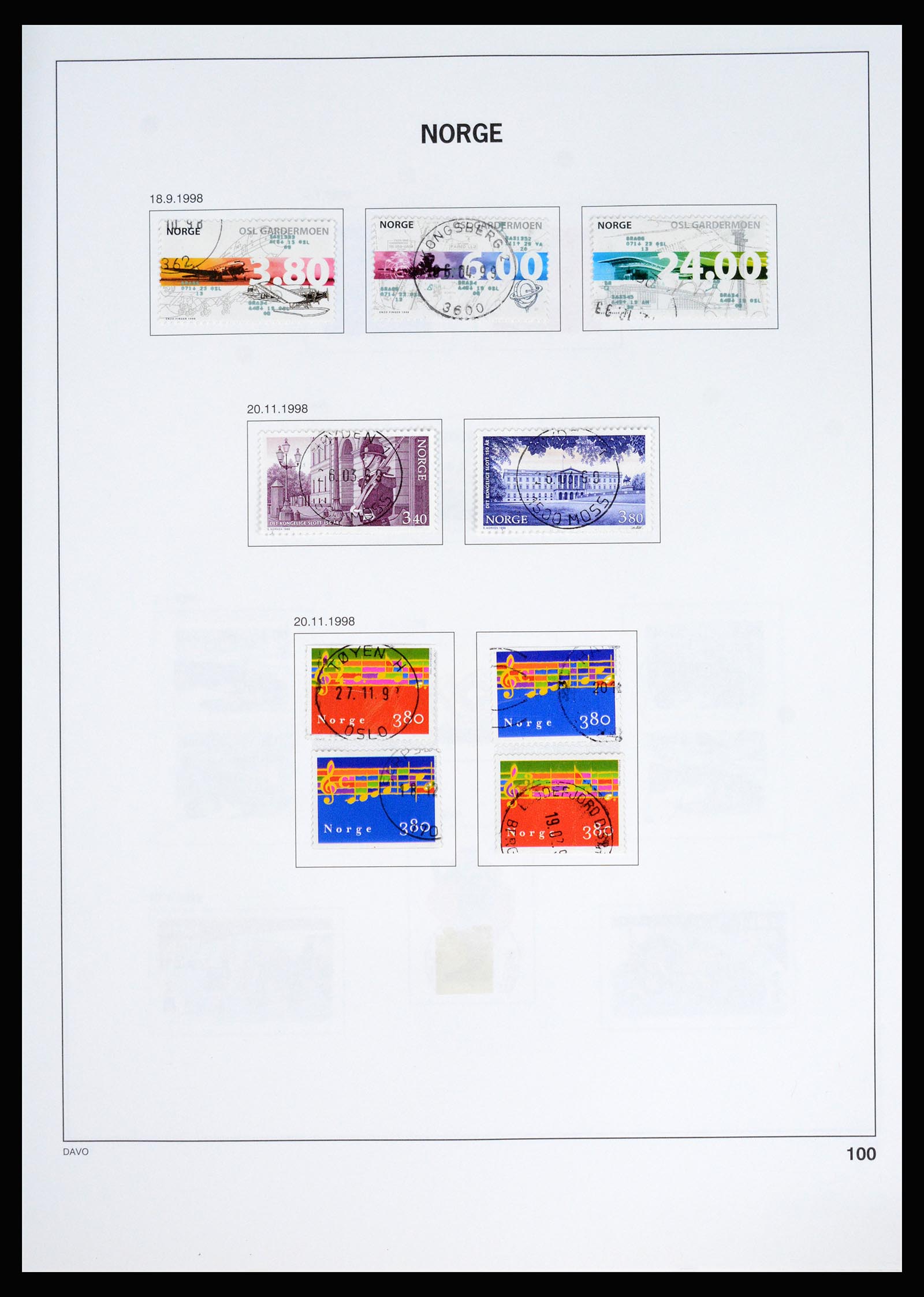 37074 106 - Postzegelverzameling 37074 Noorwegen 1855-2006.