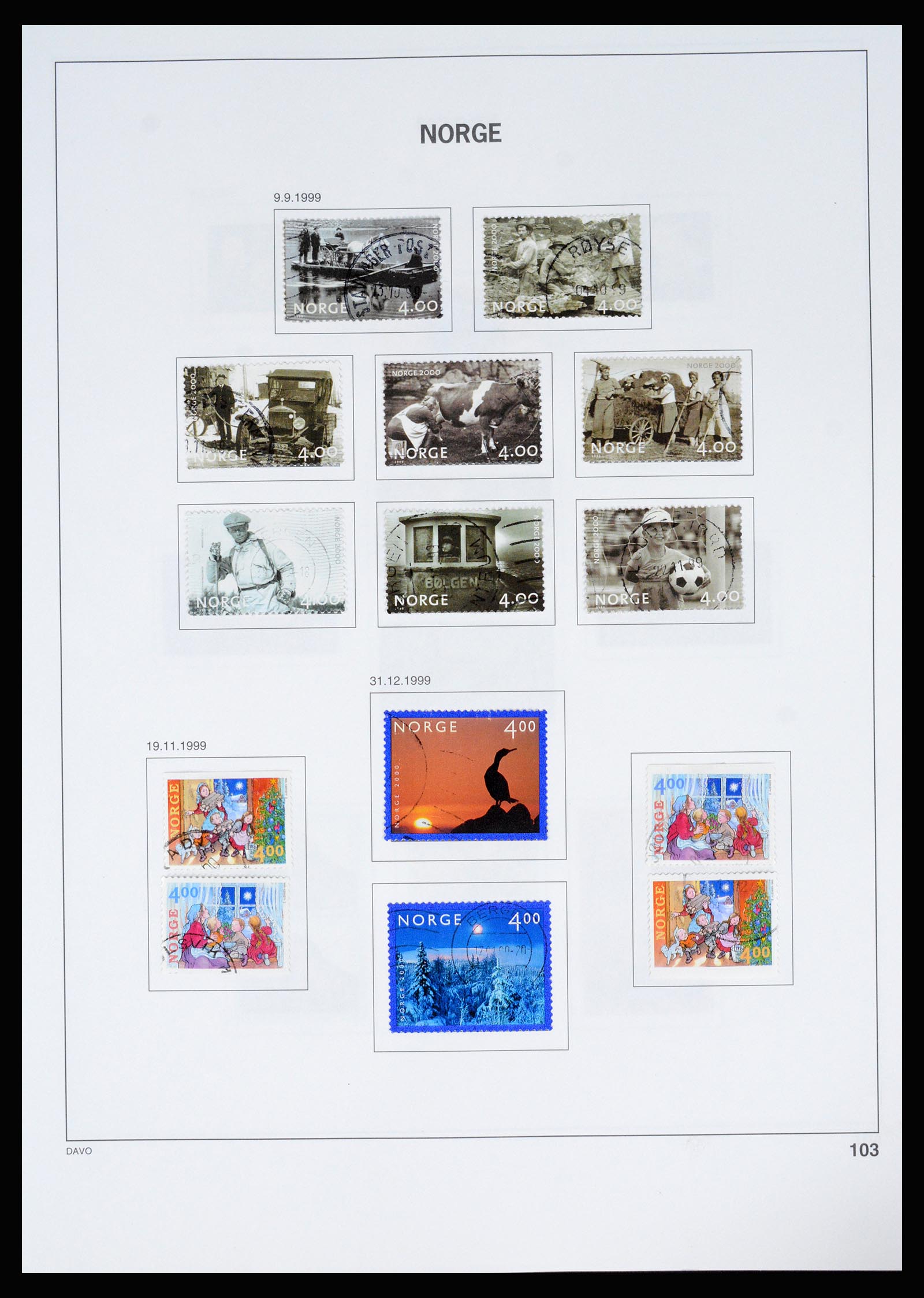 37074 109 - Postzegelverzameling 37074 Noorwegen 1855-2006.