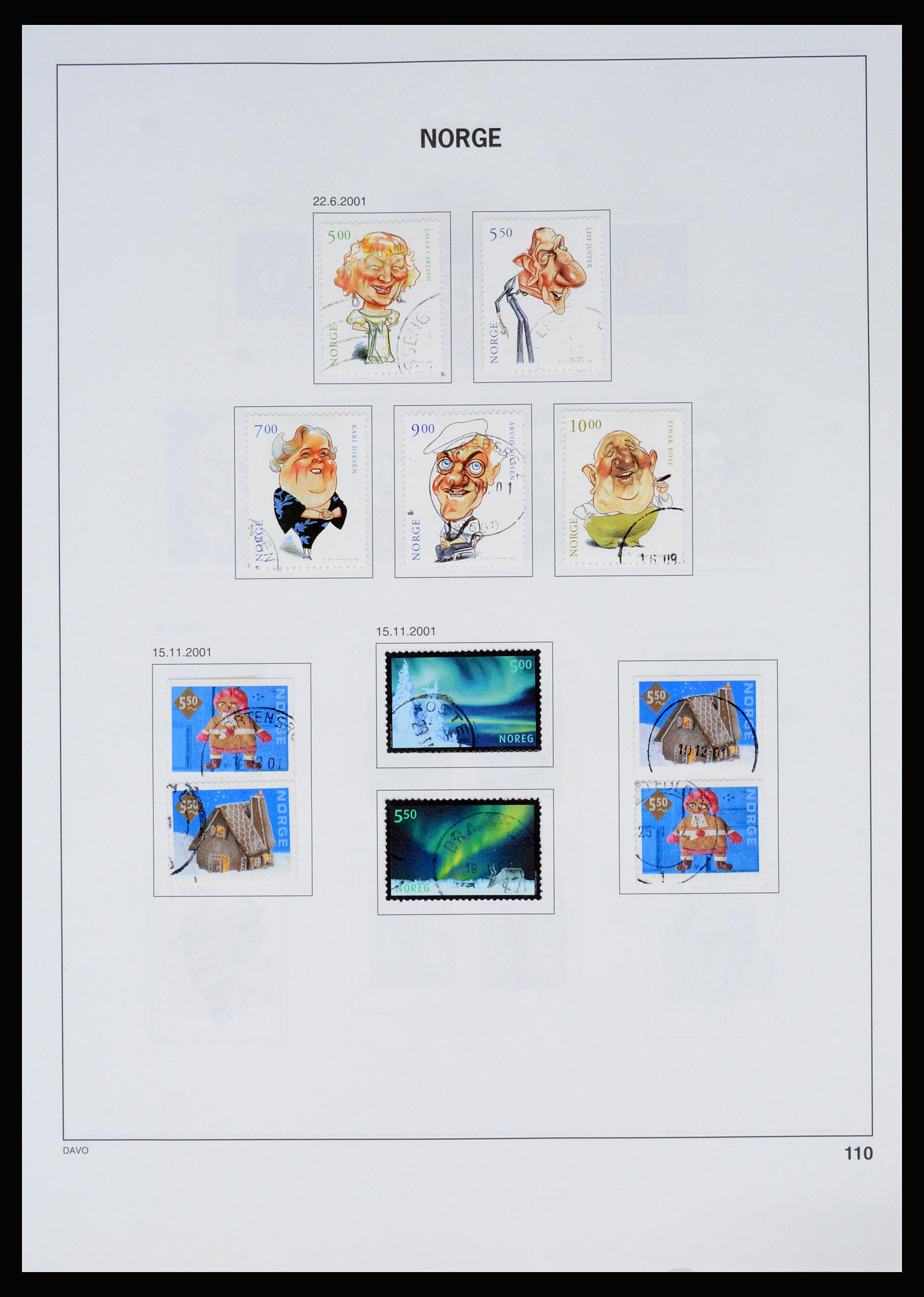 37074 116 - Postzegelverzameling 37074 Noorwegen 1855-2006.