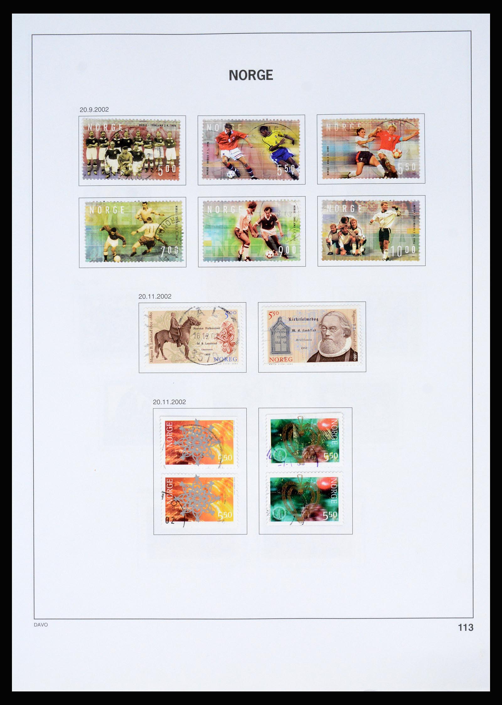37074 119 - Postzegelverzameling 37074 Noorwegen 1855-2006.