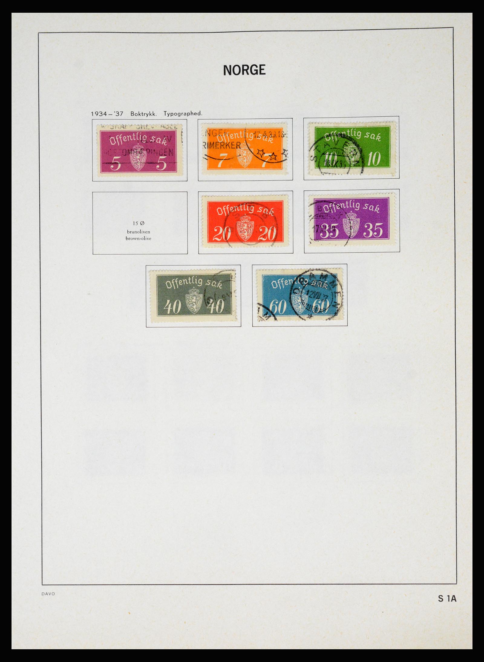 37074 161 - Postzegelverzameling 37074 Noorwegen 1855-2006.