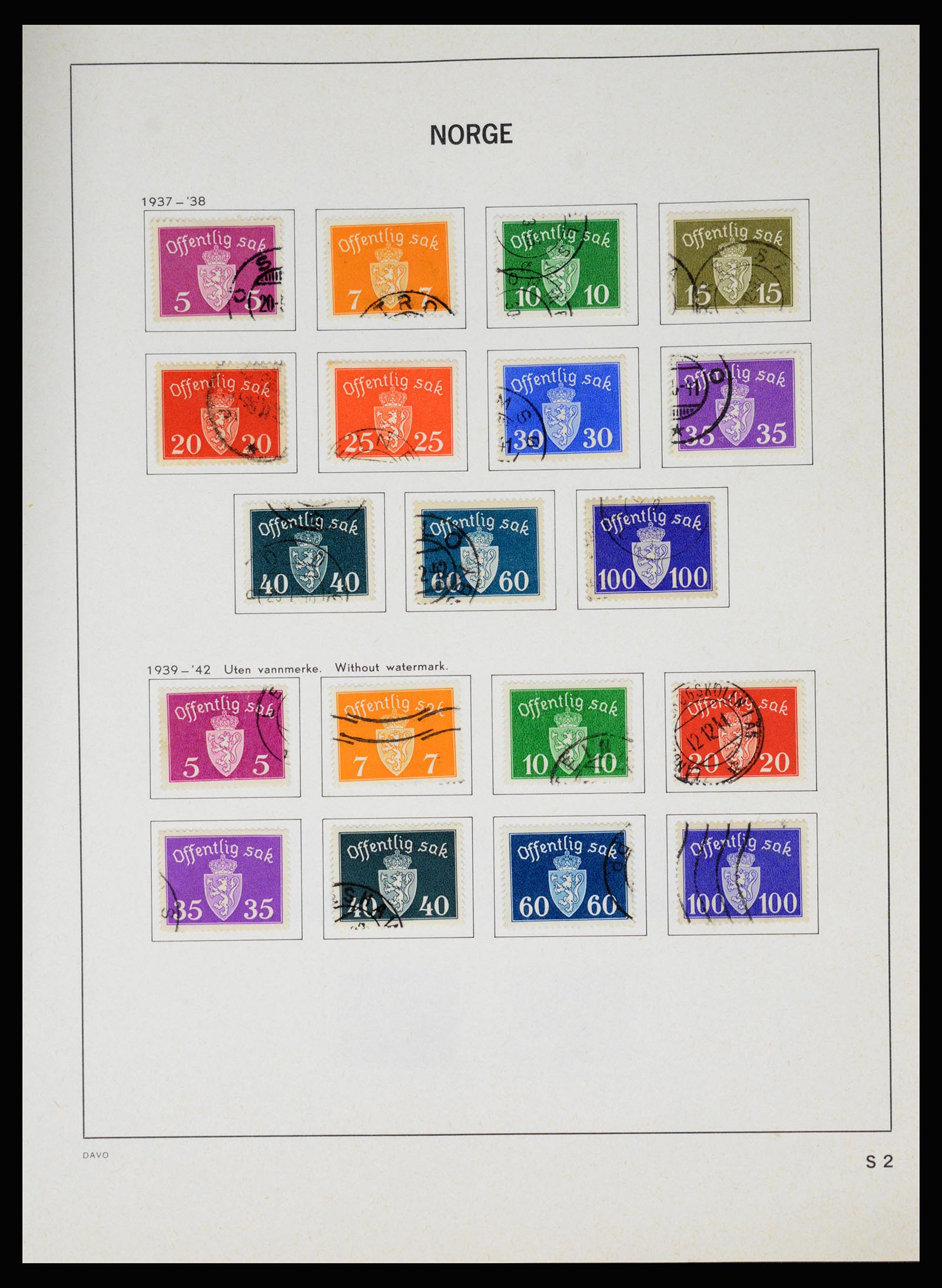 37074 162 - Postzegelverzameling 37074 Noorwegen 1855-2006.