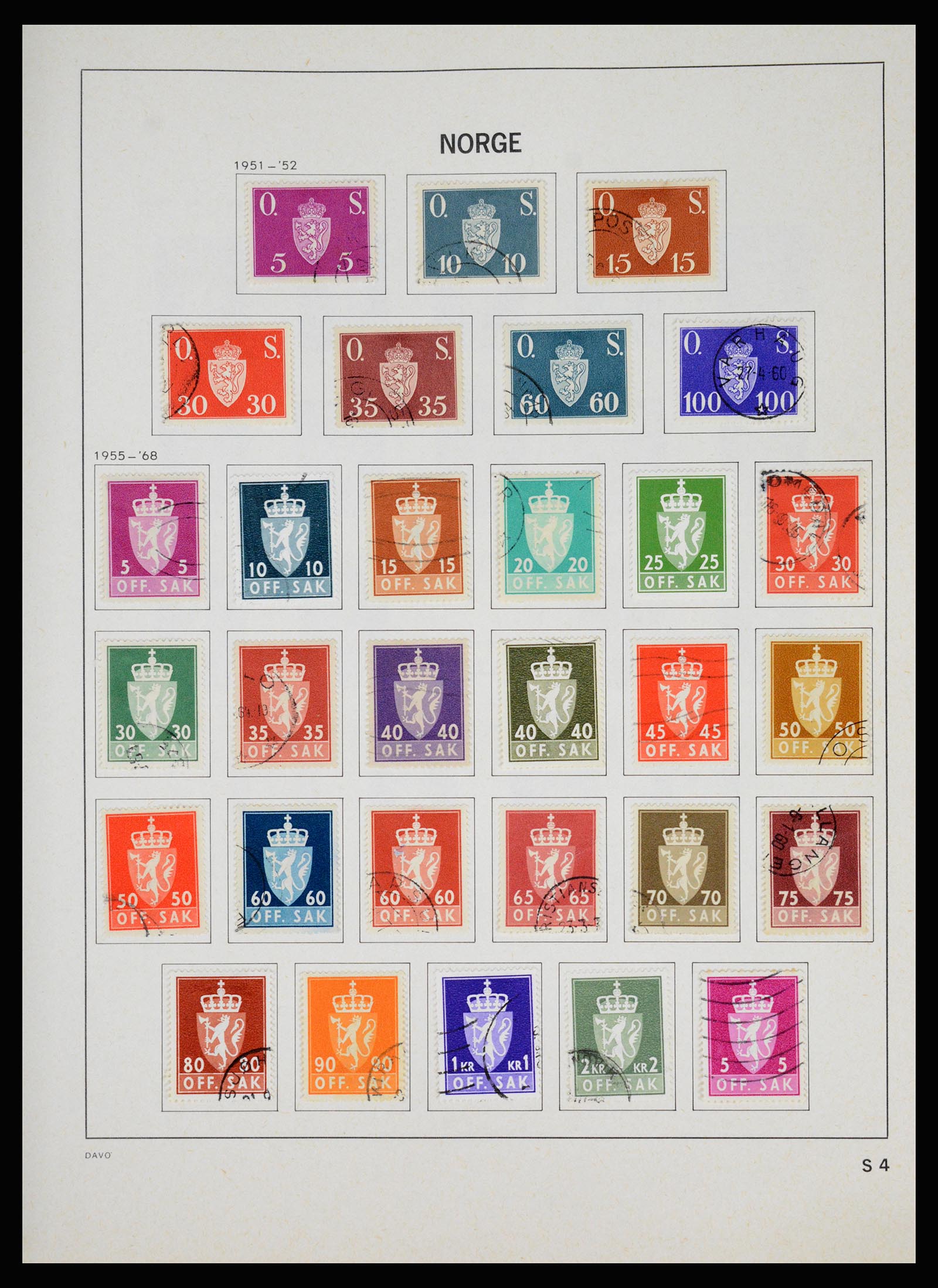 37074 164 - Postzegelverzameling 37074 Noorwegen 1855-2006.
