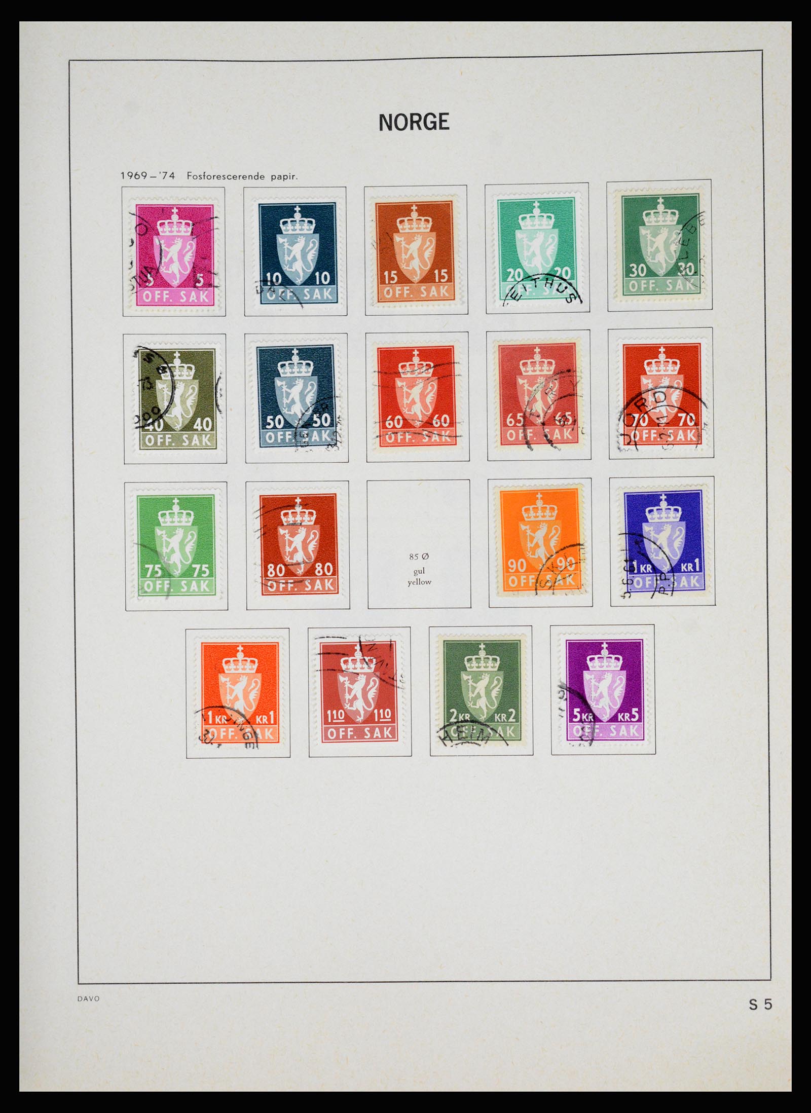 37074 165 - Postzegelverzameling 37074 Noorwegen 1855-2006.