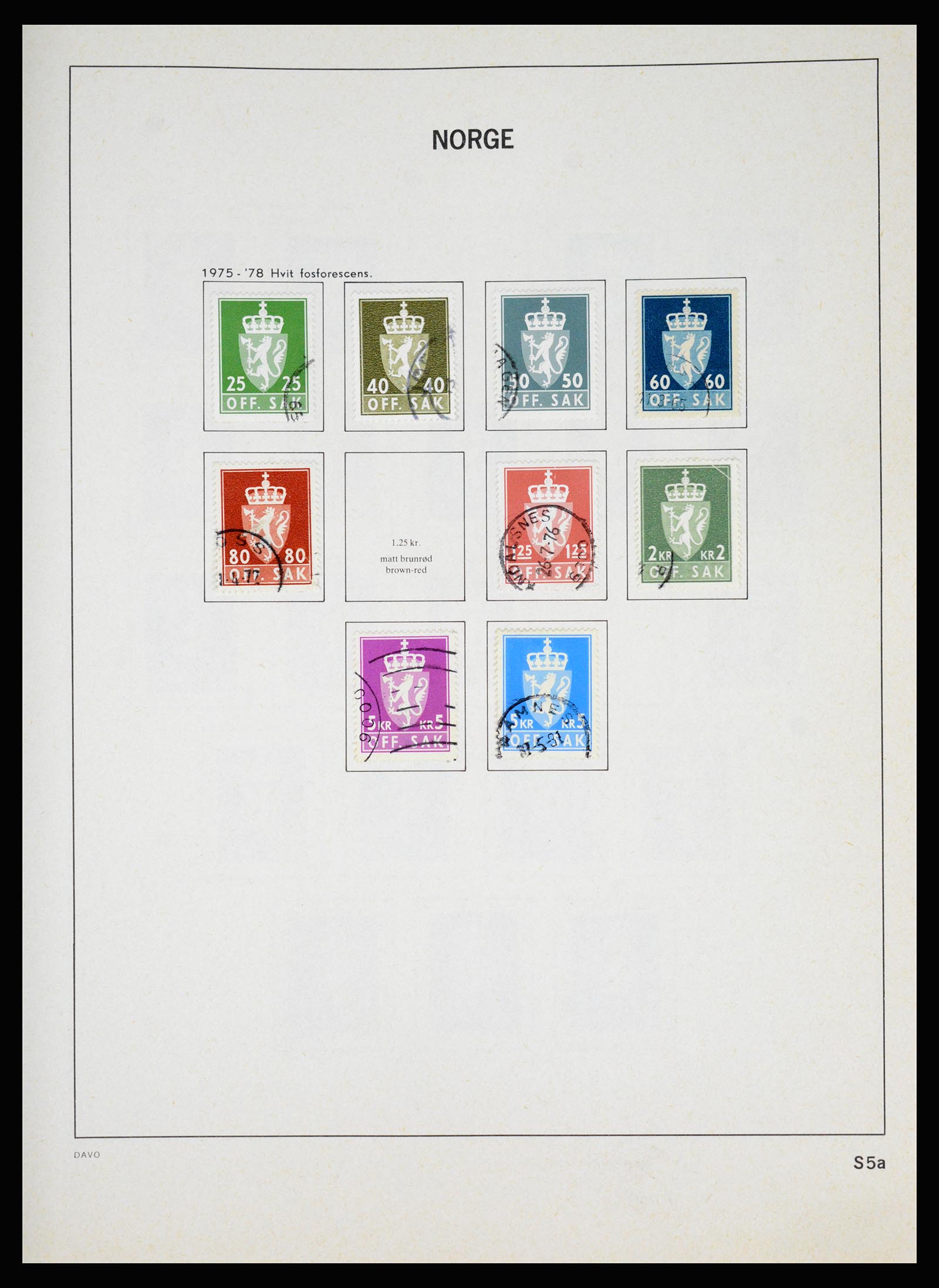 37074 166 - Postzegelverzameling 37074 Noorwegen 1855-2006.