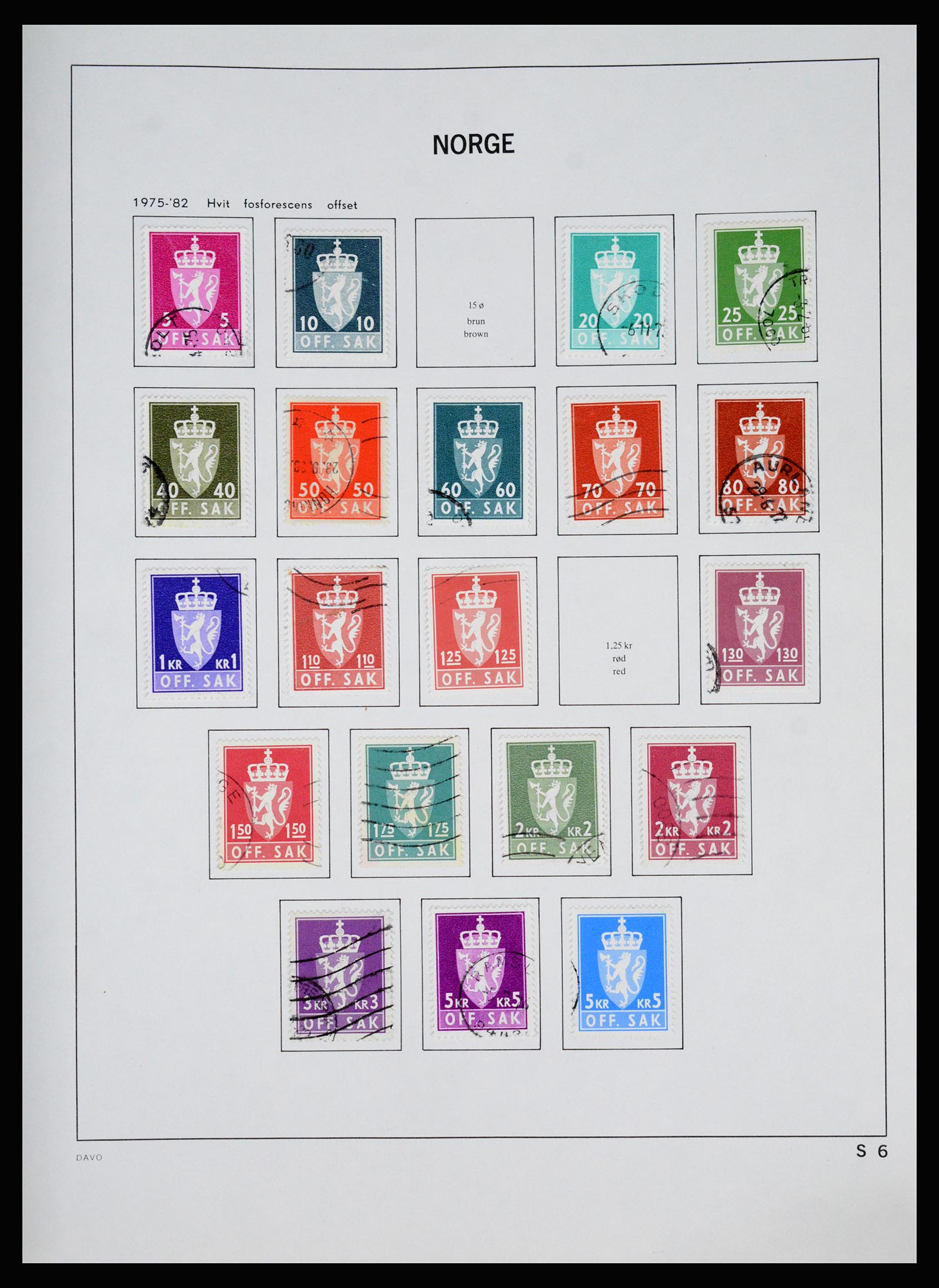 37074 167 - Postzegelverzameling 37074 Noorwegen 1855-2006.