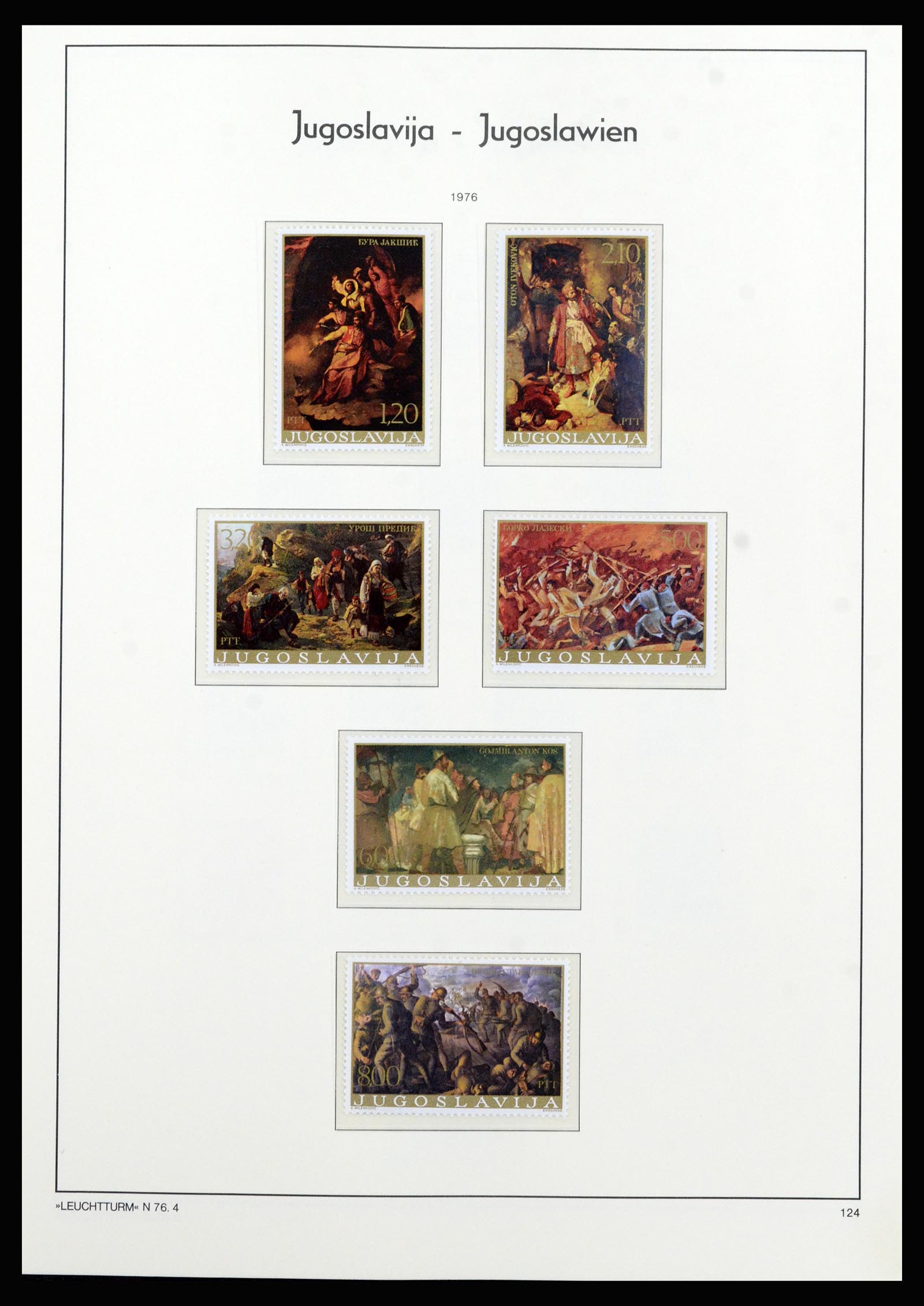 37091 101 - Postzegelverzameling 37091 Joegoslavië 1945-2001.