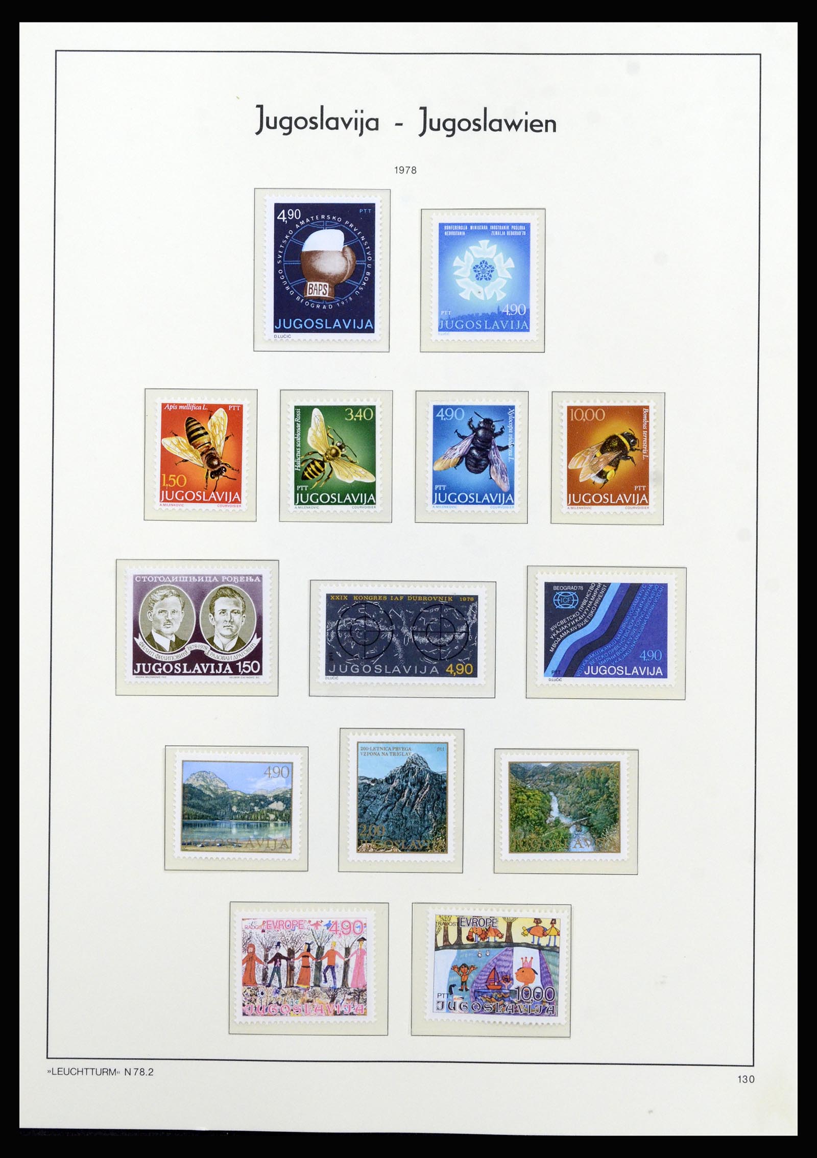 37091 107 - Postzegelverzameling 37091 Joegoslavië 1945-2001.