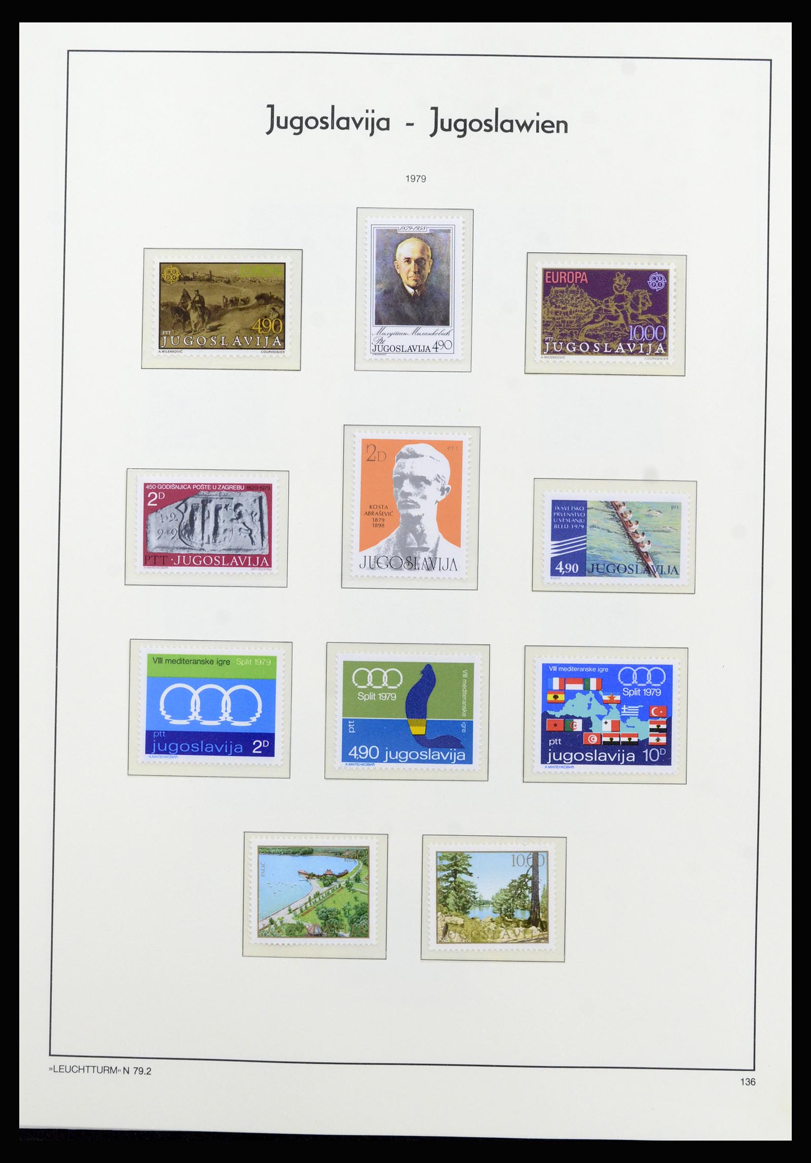 37091 113 - Postzegelverzameling 37091 Joegoslavië 1945-2001.
