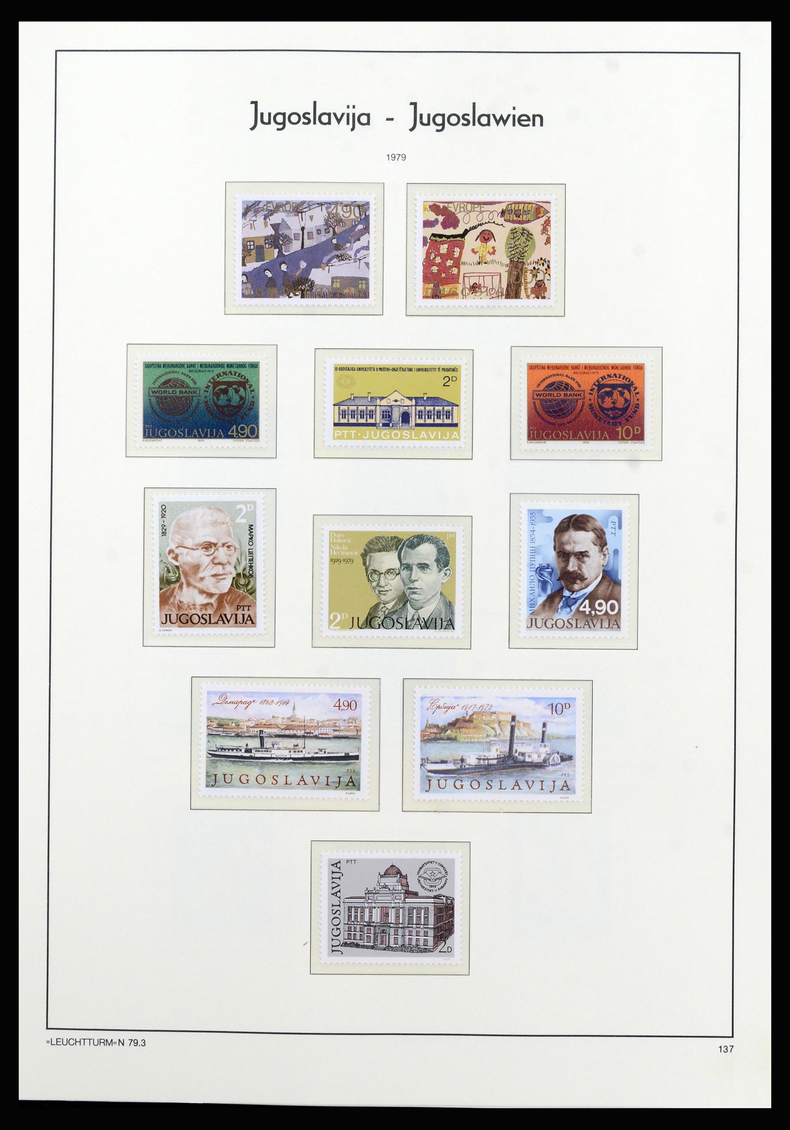 37091 114 - Postzegelverzameling 37091 Joegoslavië 1945-2001.