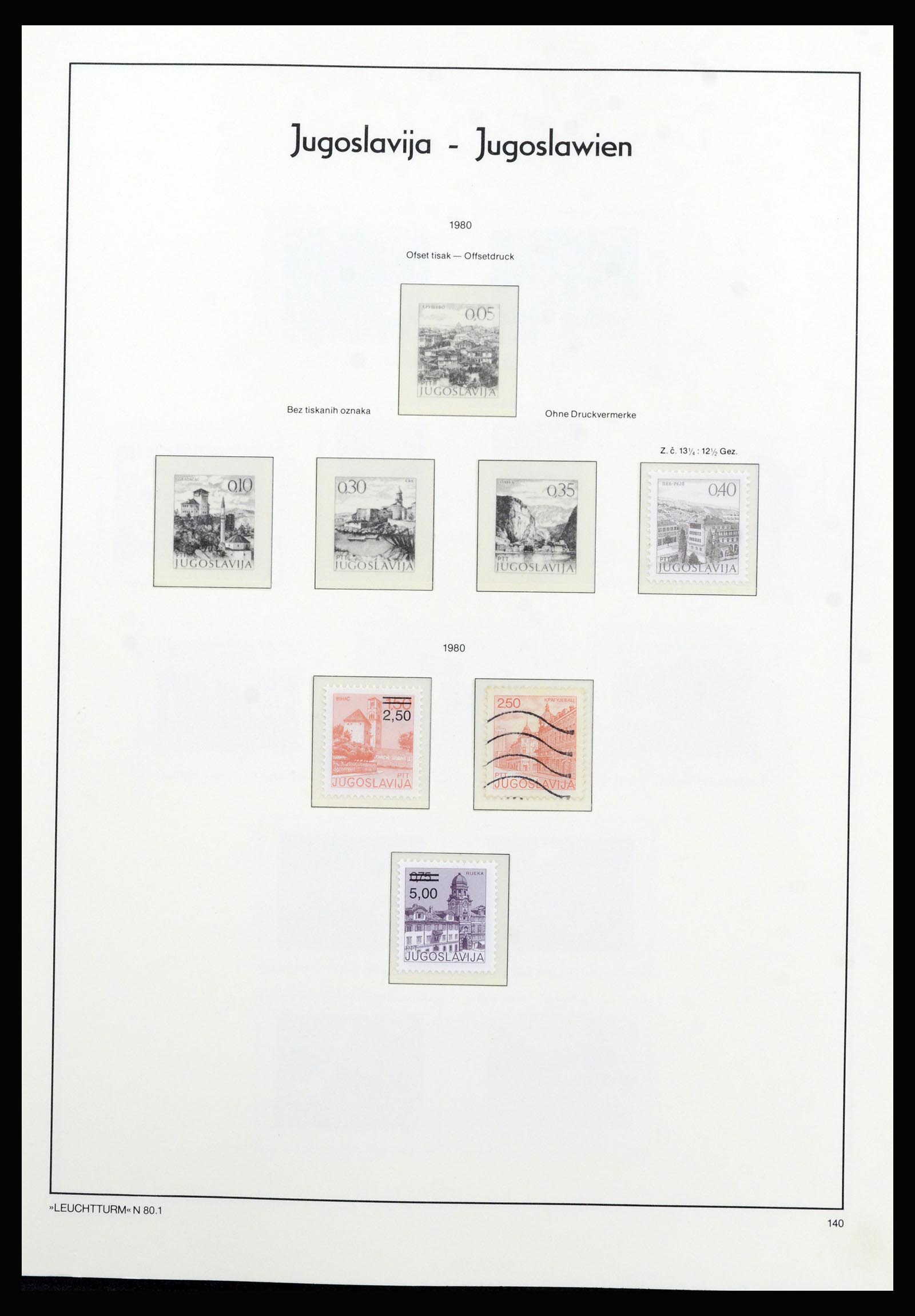 37091 117 - Postzegelverzameling 37091 Joegoslavië 1945-2001.