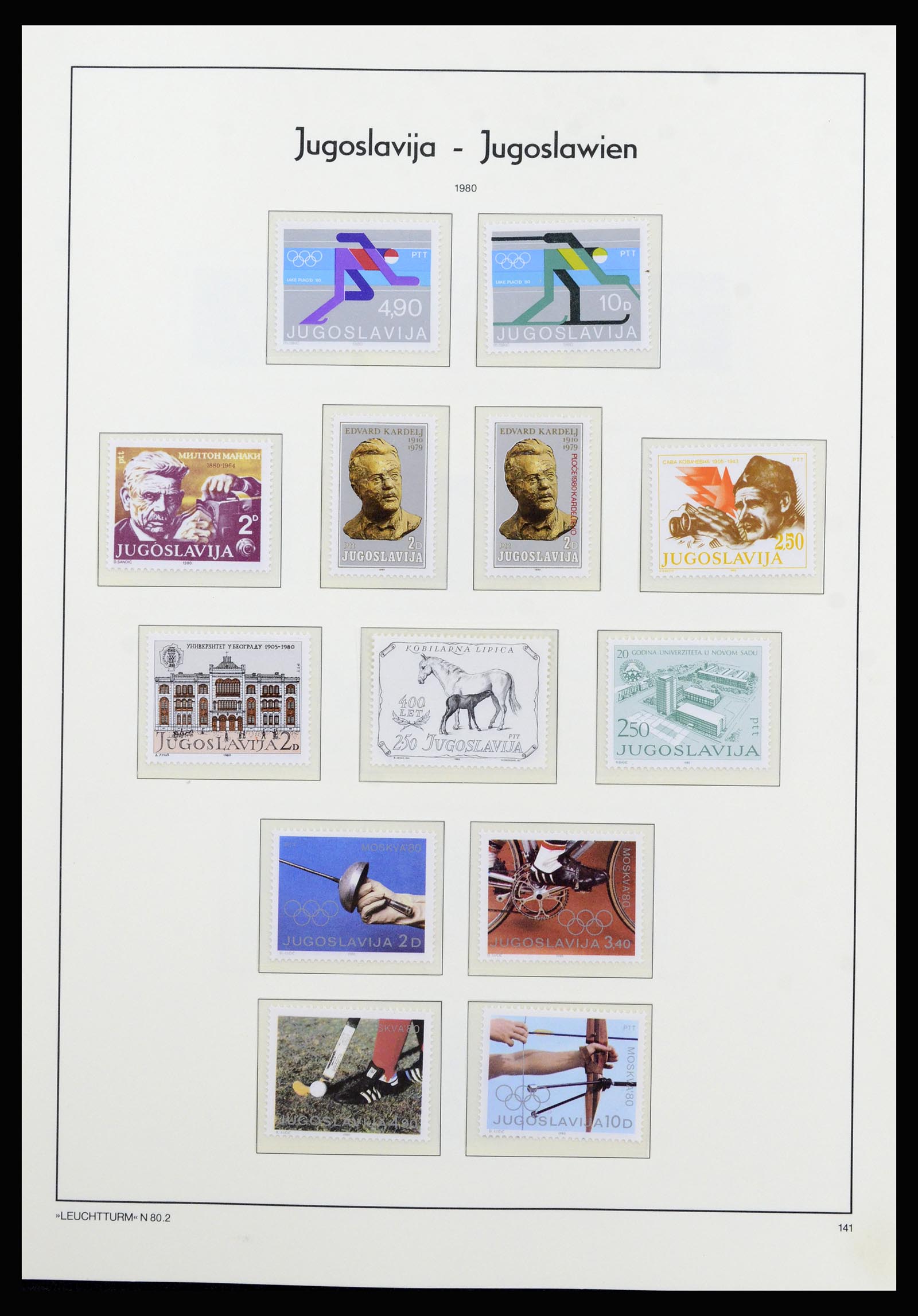 37091 118 - Postzegelverzameling 37091 Joegoslavië 1945-2001.