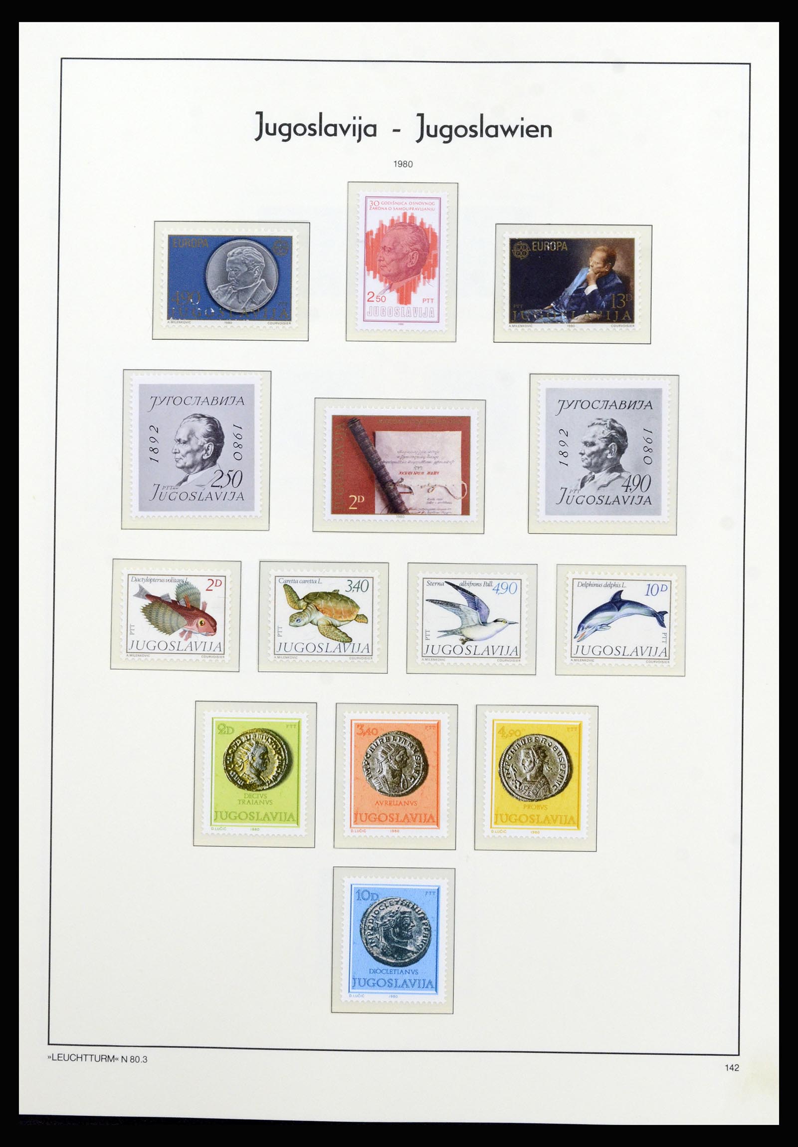 37091 119 - Postzegelverzameling 37091 Joegoslavië 1945-2001.