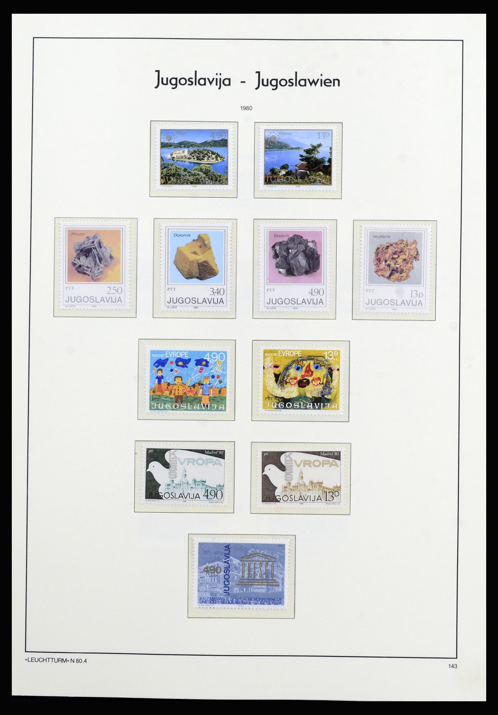 37091 120 - Postzegelverzameling 37091 Joegoslavië 1945-2001.