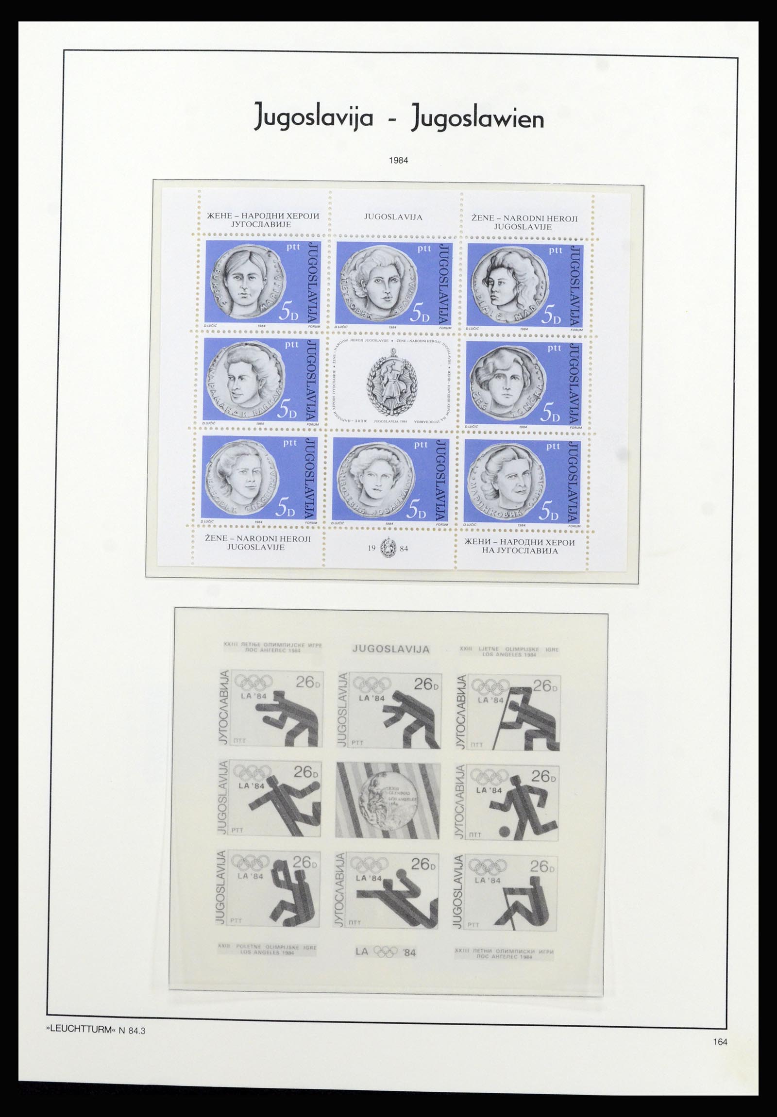37091 141 - Postzegelverzameling 37091 Joegoslavië 1945-2001.