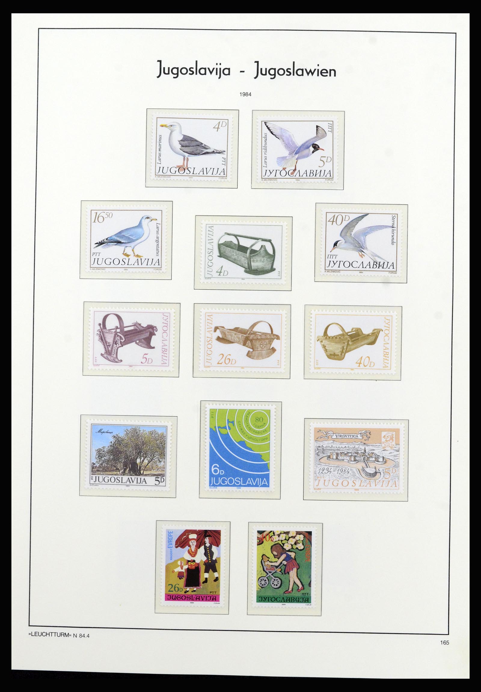 37091 142 - Postzegelverzameling 37091 Joegoslavië 1945-2001.