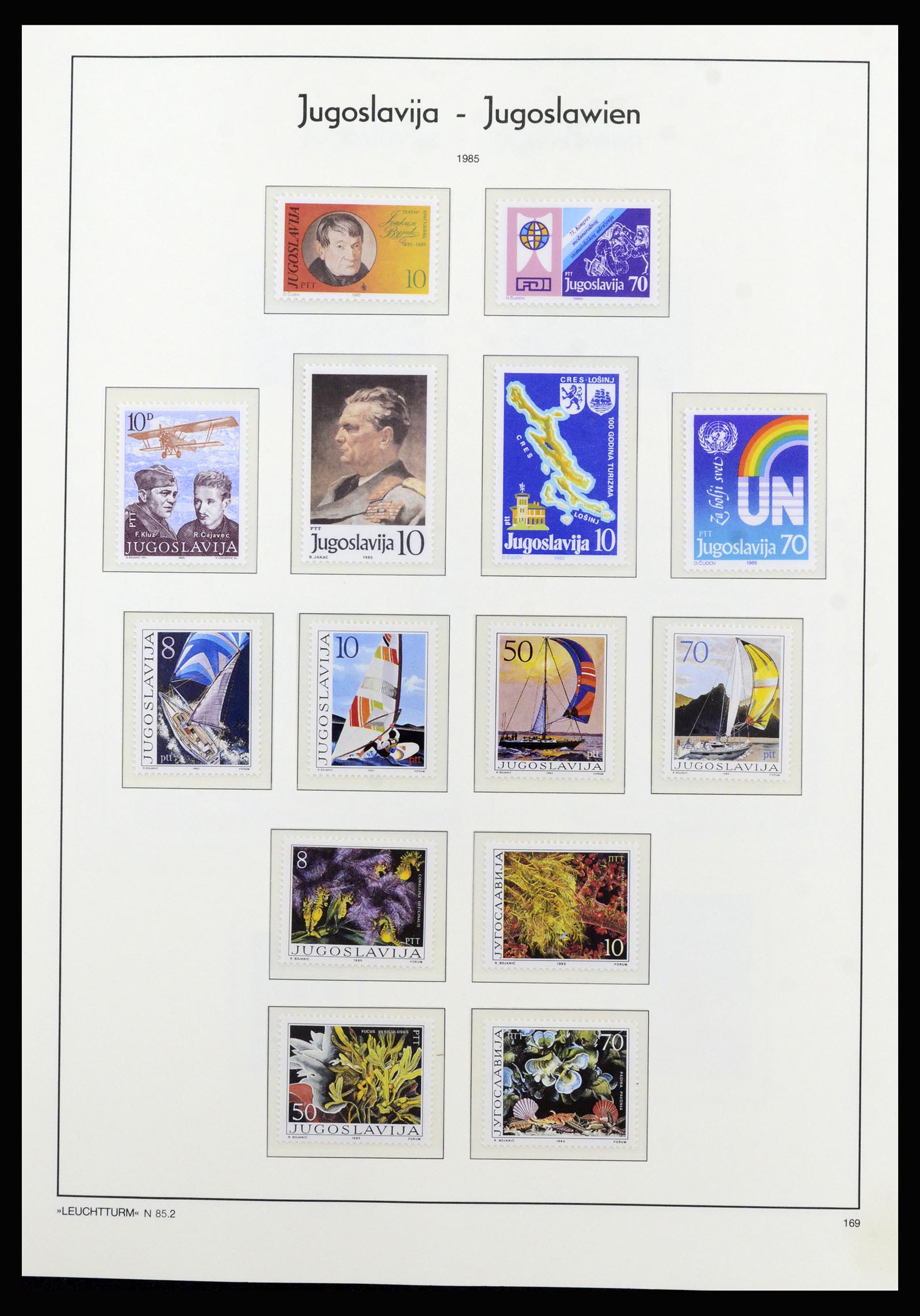 37091 146 - Postzegelverzameling 37091 Joegoslavië 1945-2001.