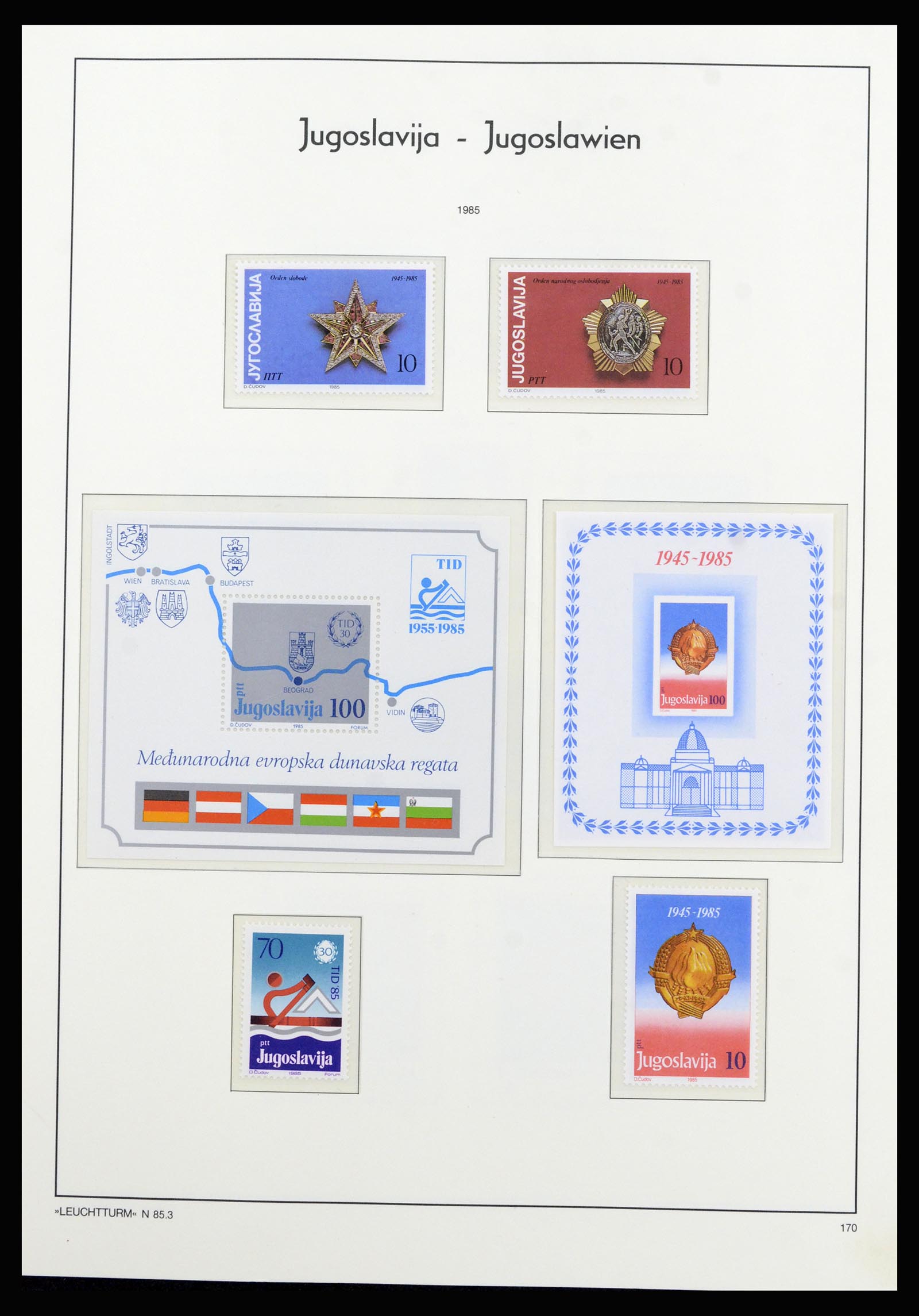 37091 147 - Postzegelverzameling 37091 Joegoslavië 1945-2001.