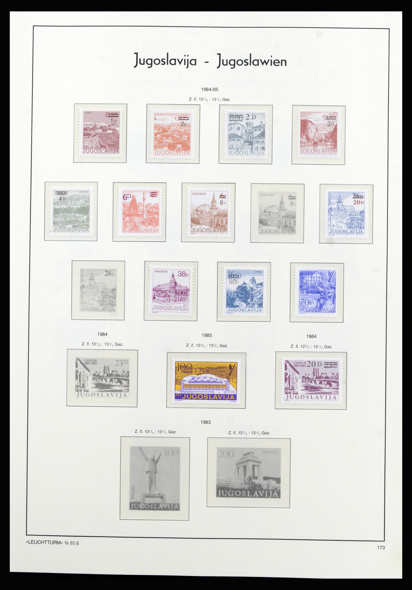 37091 150 - Postzegelverzameling 37091 Joegoslavië 1945-2001.
