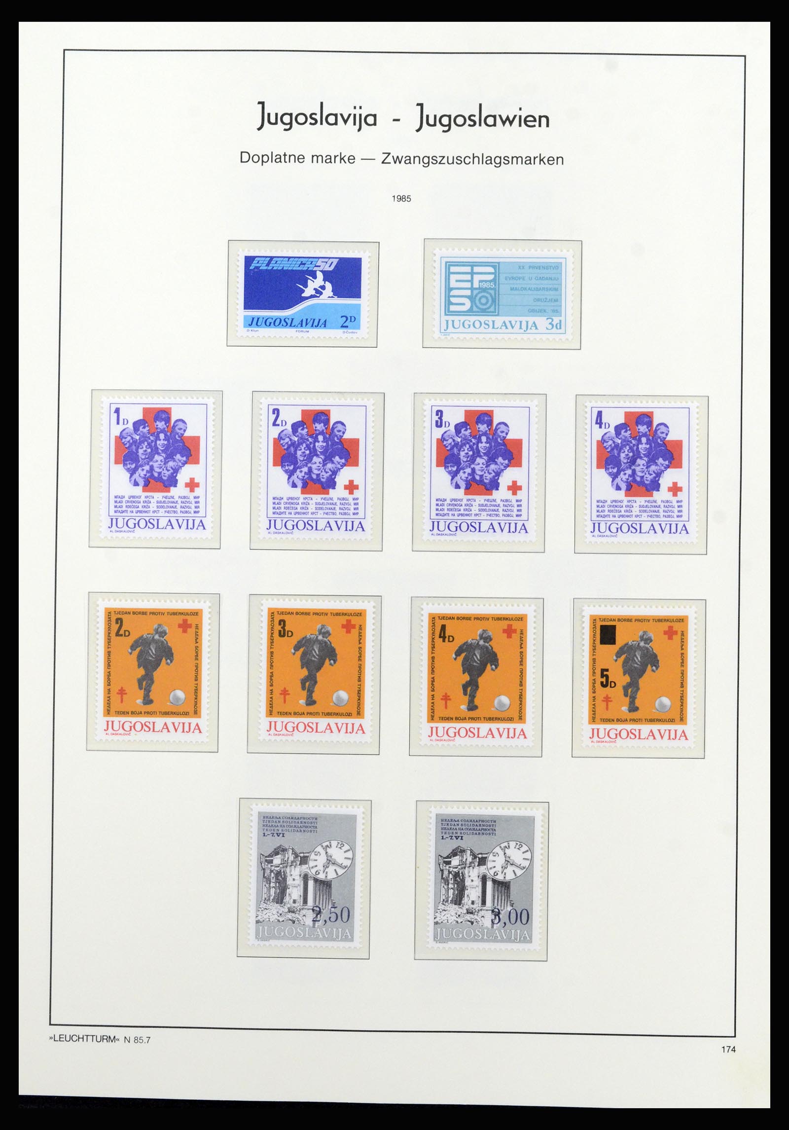 37091 151 - Postzegelverzameling 37091 Joegoslavië 1945-2001.