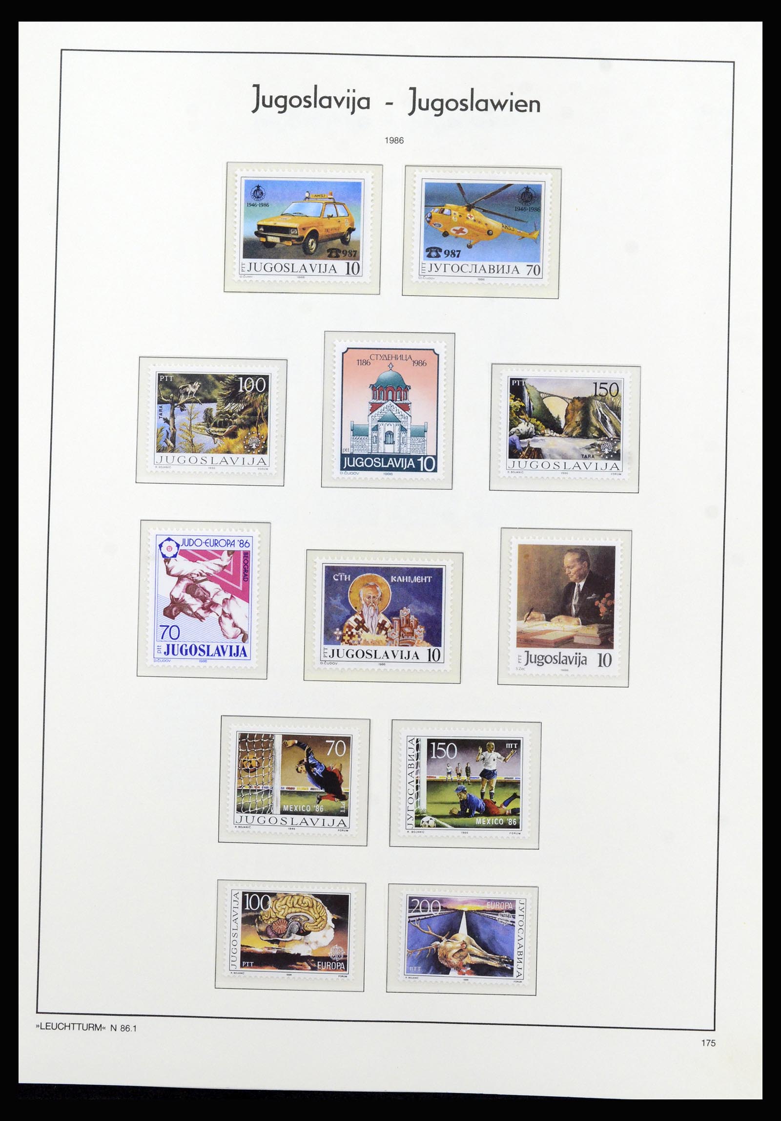 37091 152 - Postzegelverzameling 37091 Joegoslavië 1945-2001.