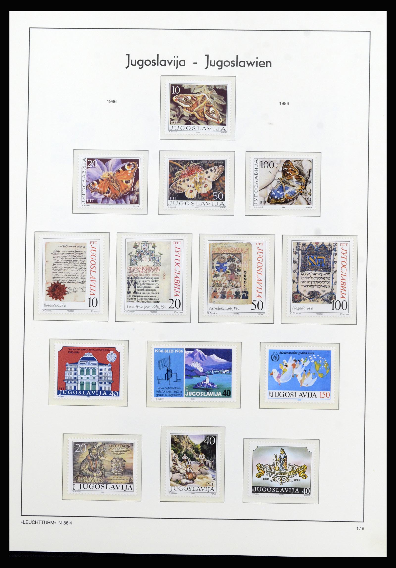 37091 155 - Postzegelverzameling 37091 Joegoslavië 1945-2001.
