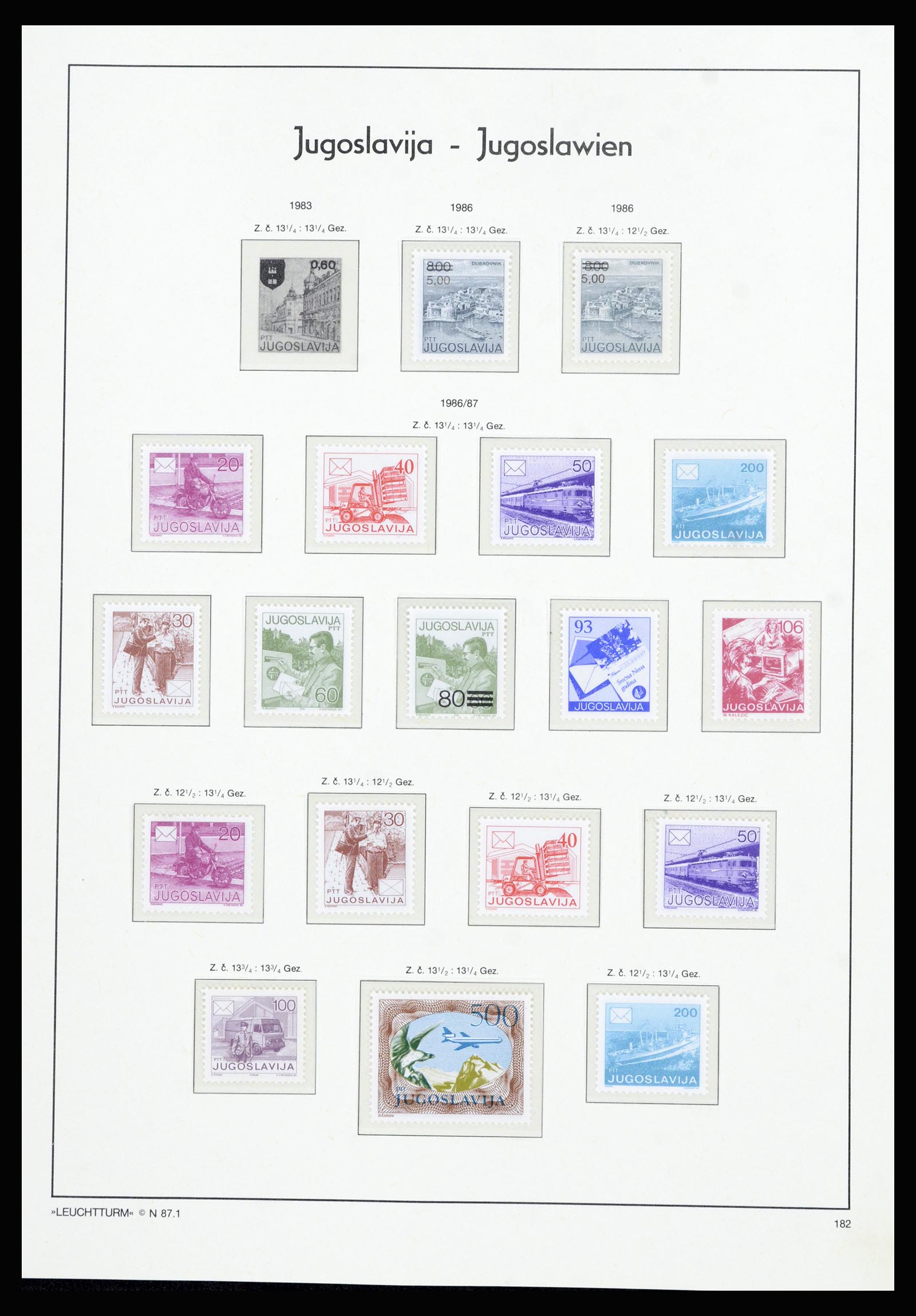 37091 159 - Postzegelverzameling 37091 Joegoslavië 1945-2001.