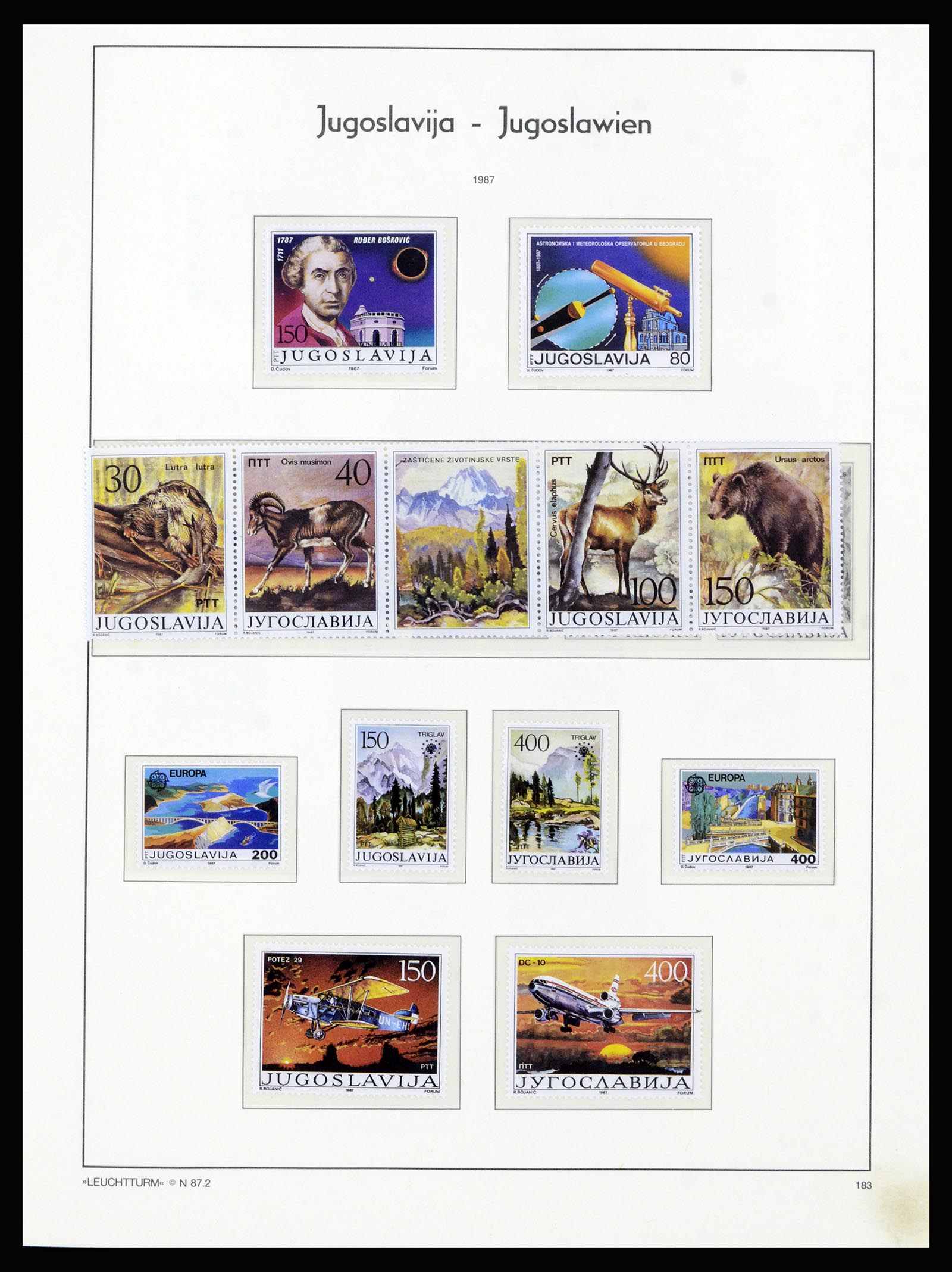 37091 167 - Postzegelverzameling 37091 Joegoslavië 1945-2001.