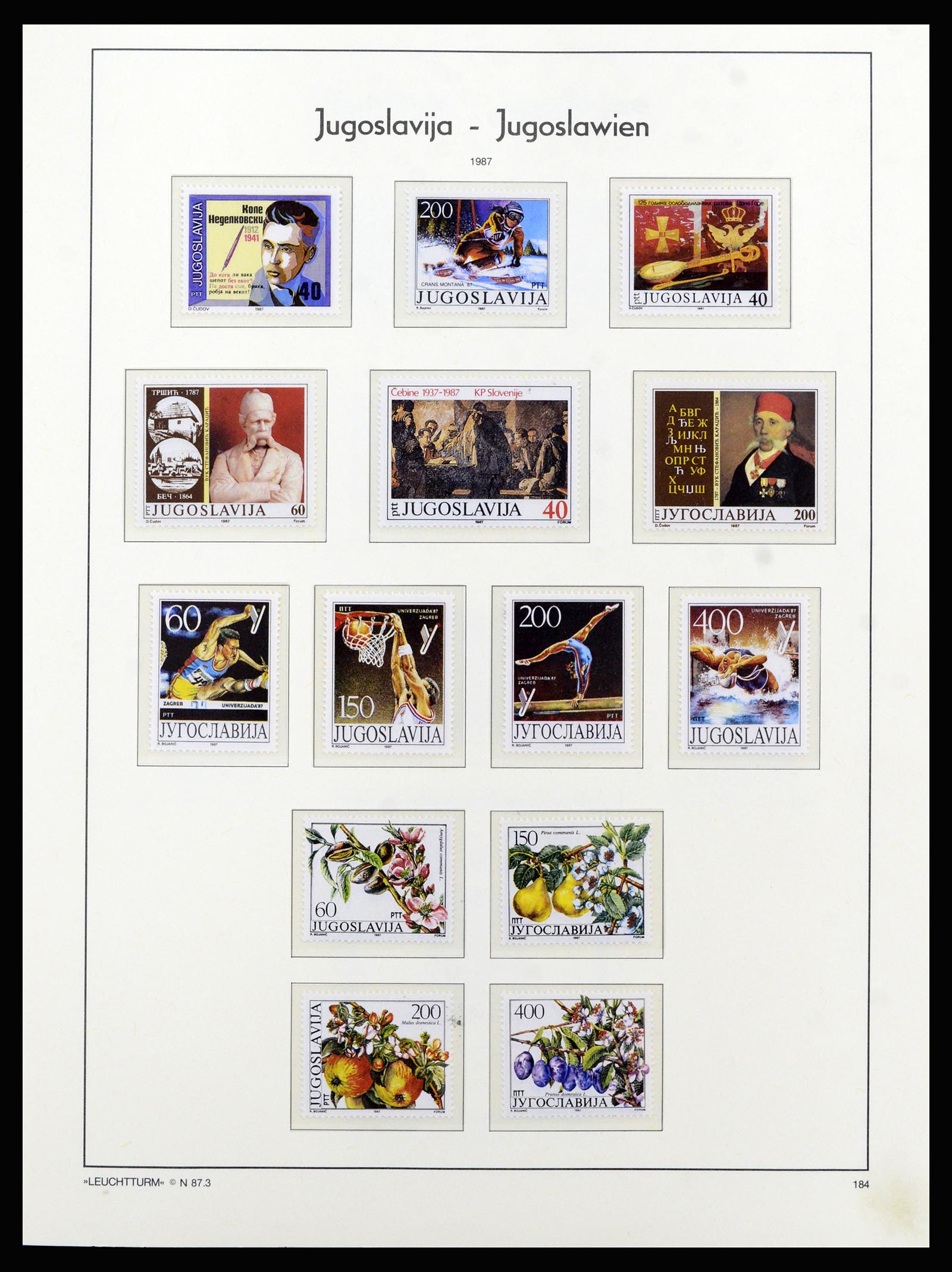 37091 168 - Postzegelverzameling 37091 Joegoslavië 1945-2001.