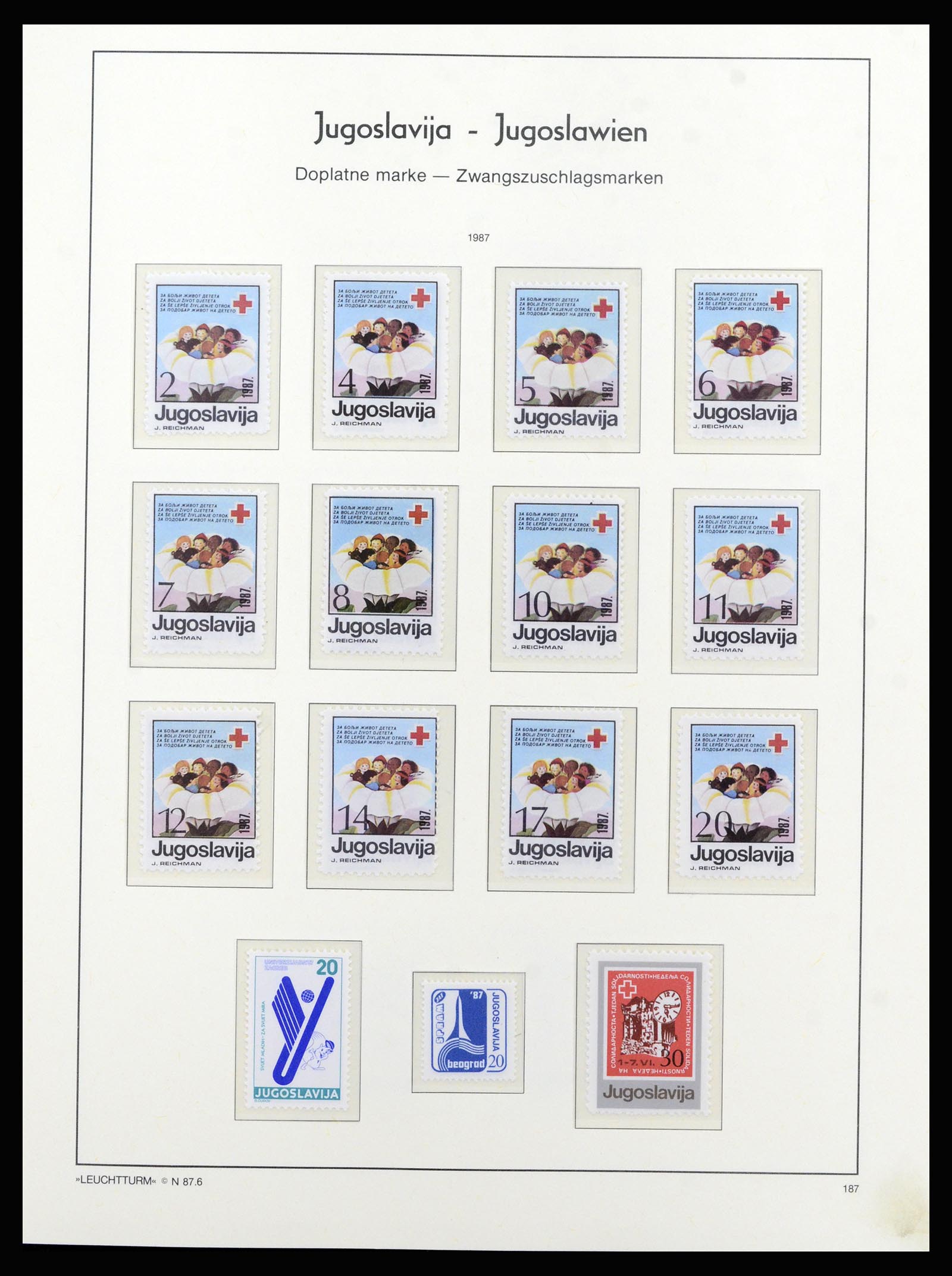 37091 171 - Postzegelverzameling 37091 Joegoslavië 1945-2001.