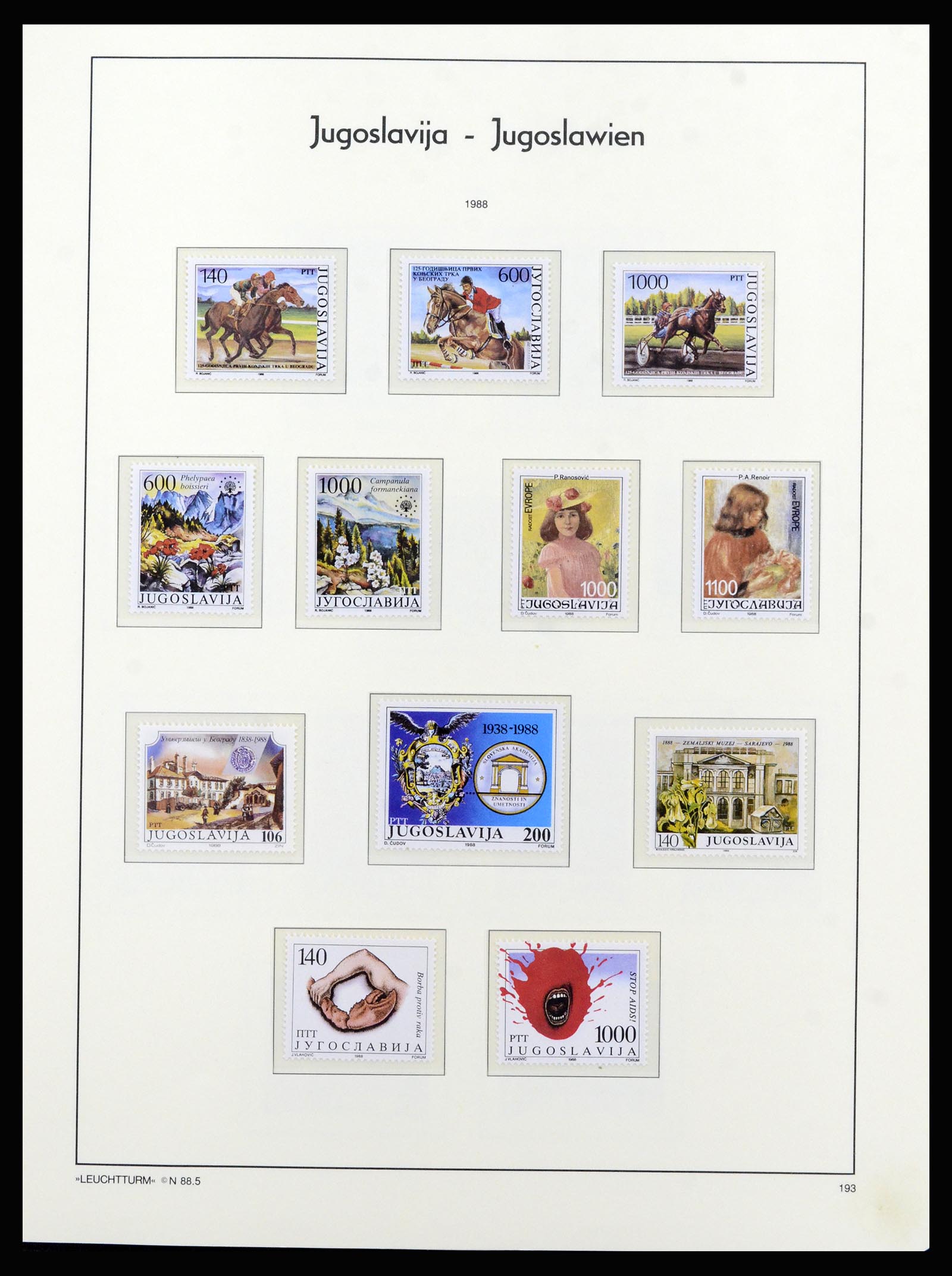 37091 177 - Postzegelverzameling 37091 Joegoslavië 1945-2001.