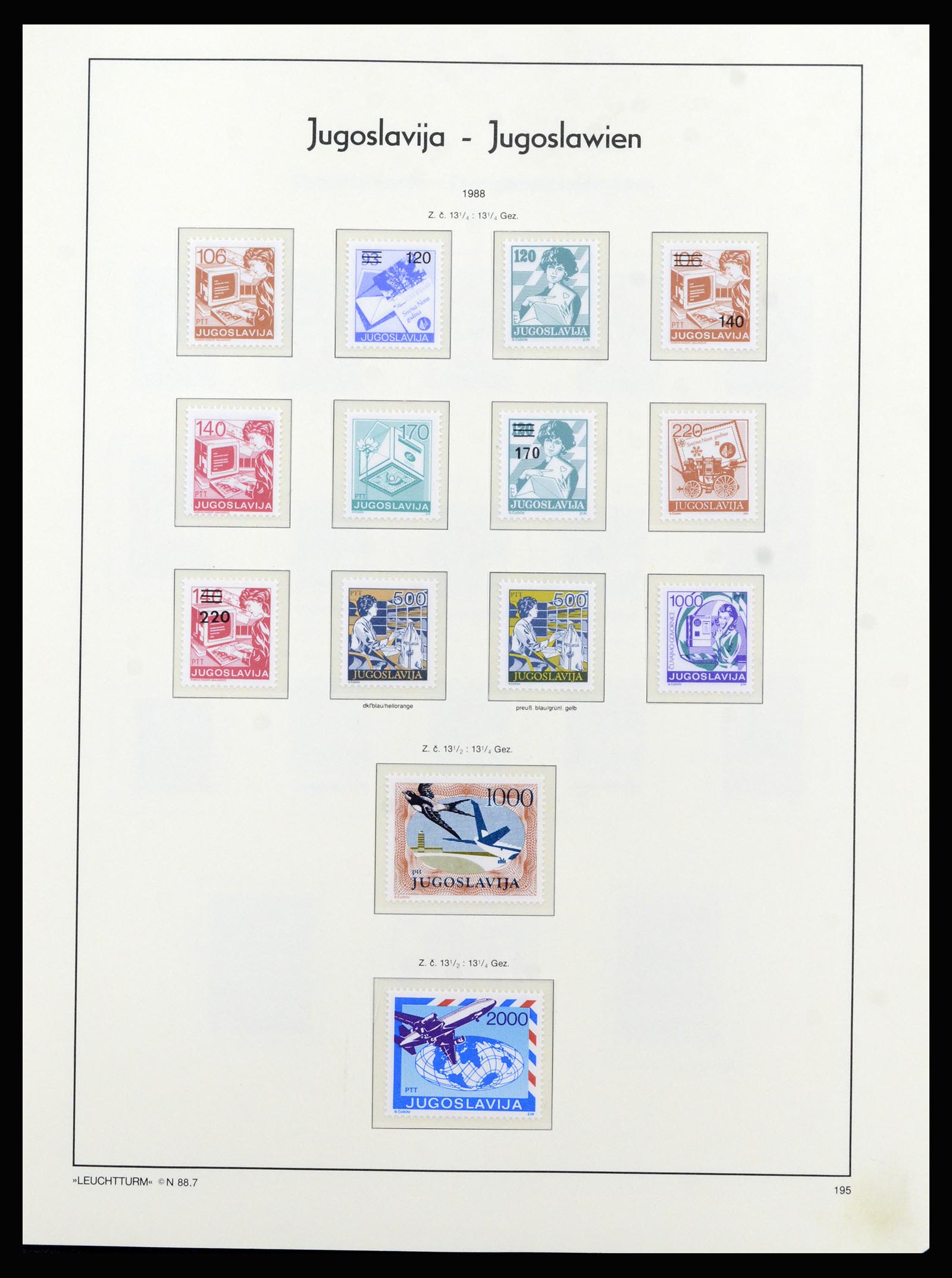 37091 179 - Postzegelverzameling 37091 Joegoslavië 1945-2001.