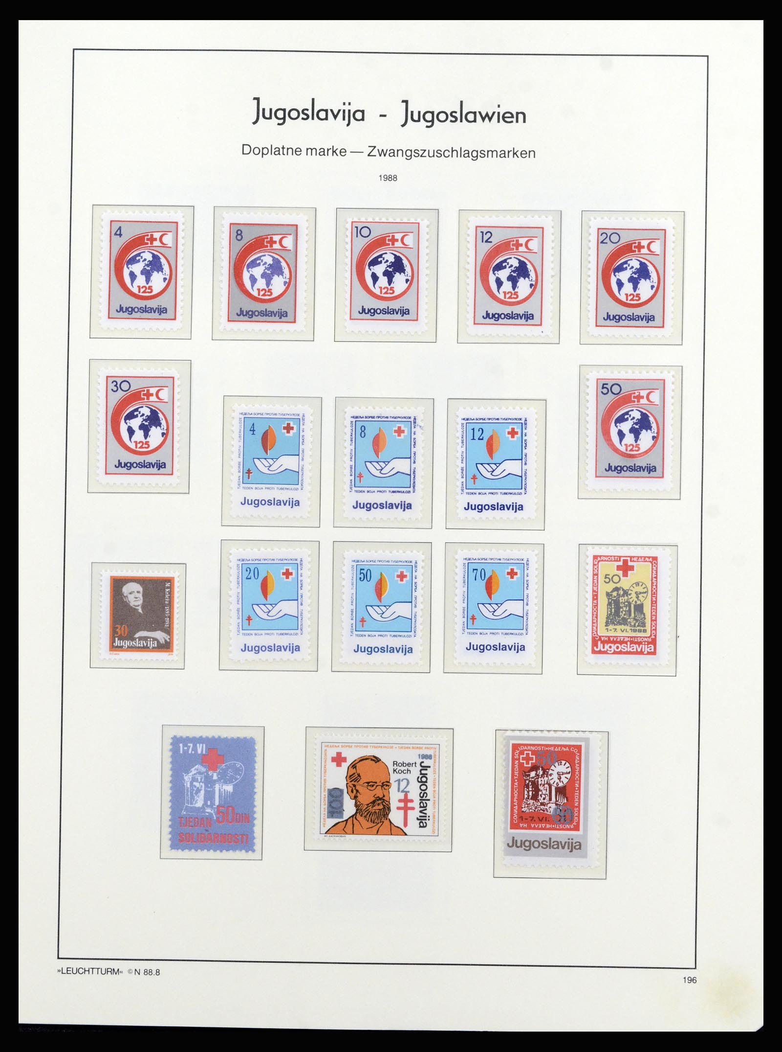 37091 180 - Postzegelverzameling 37091 Joegoslavië 1945-2001.