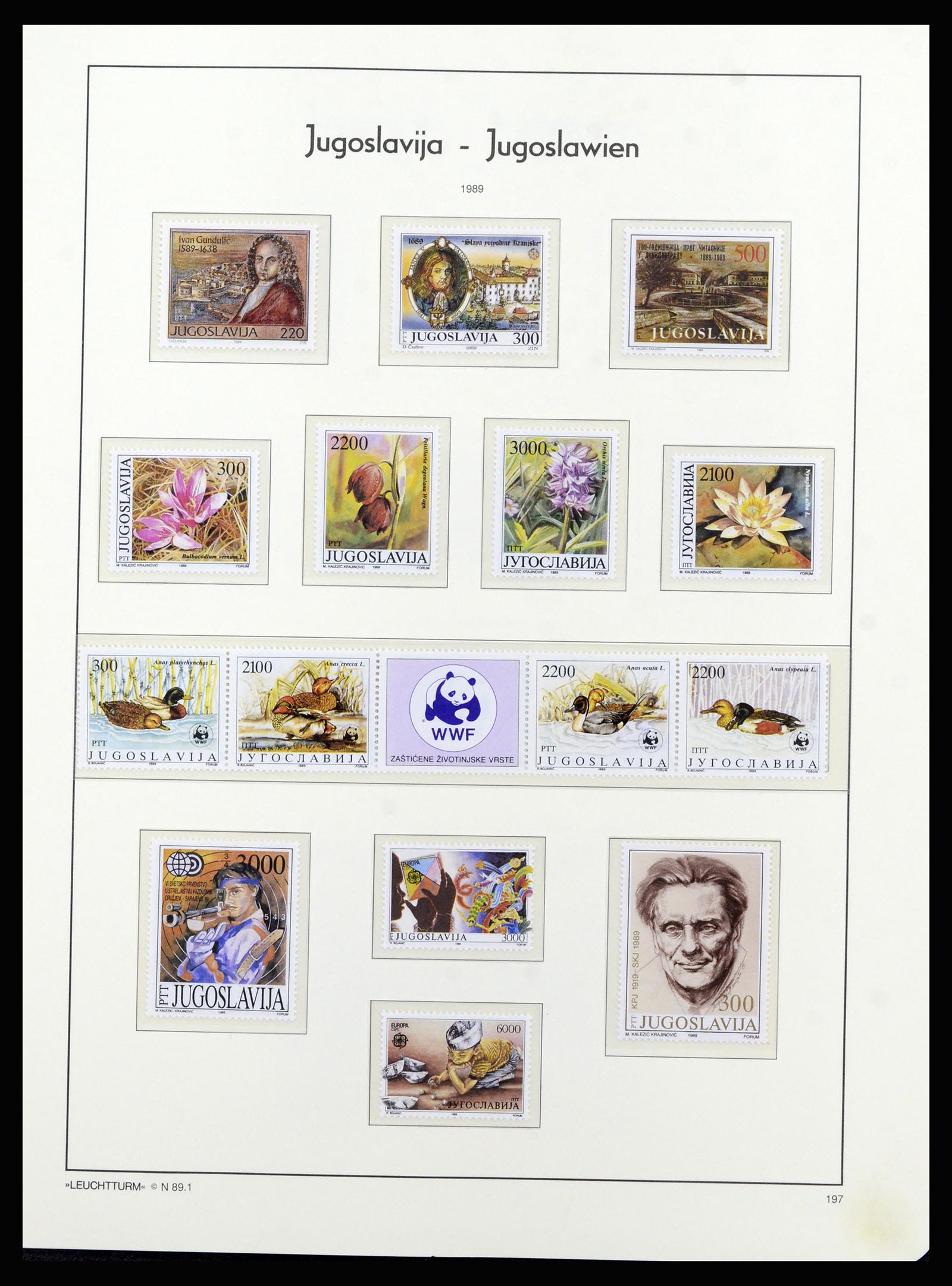 37091 181 - Postzegelverzameling 37091 Joegoslavië 1945-2001.