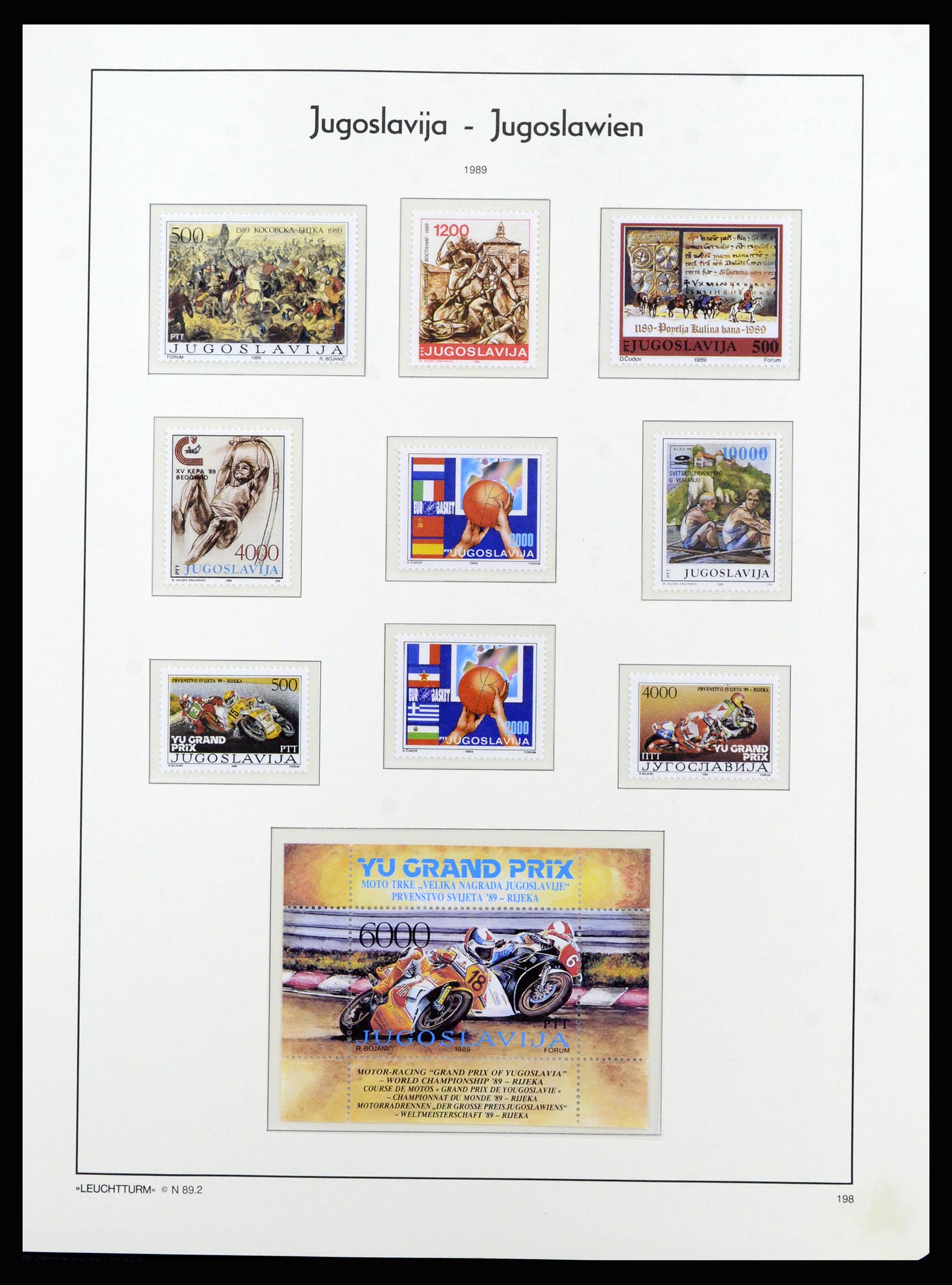 37091 182 - Postzegelverzameling 37091 Joegoslavië 1945-2001.