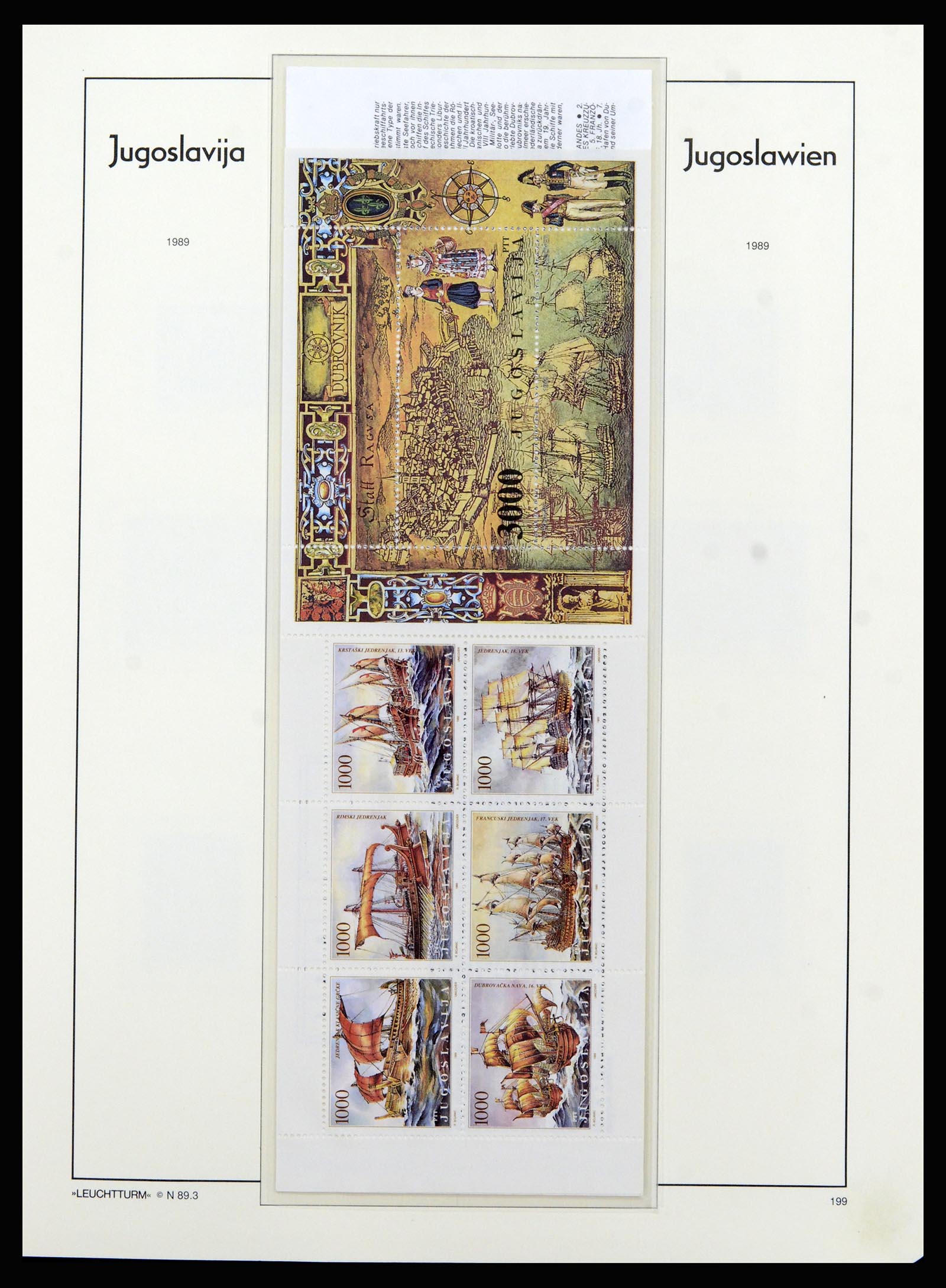 37091 183 - Postzegelverzameling 37091 Joegoslavië 1945-2001.