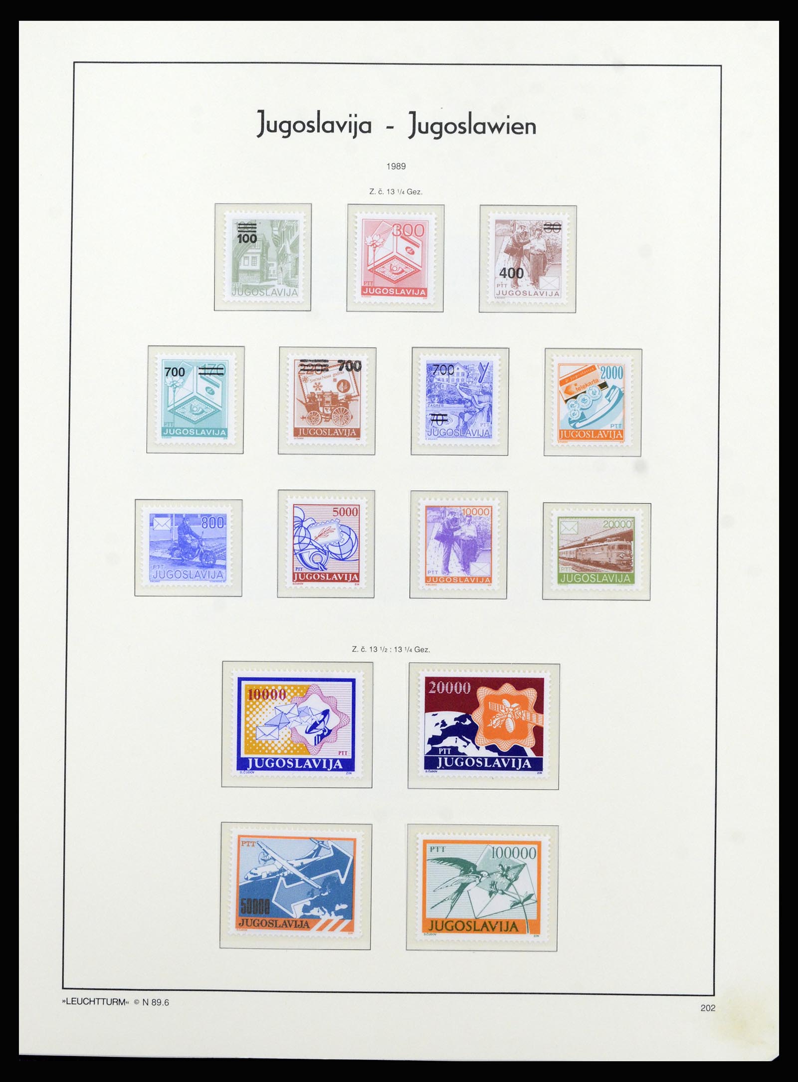 37091 186 - Postzegelverzameling 37091 Joegoslavië 1945-2001.