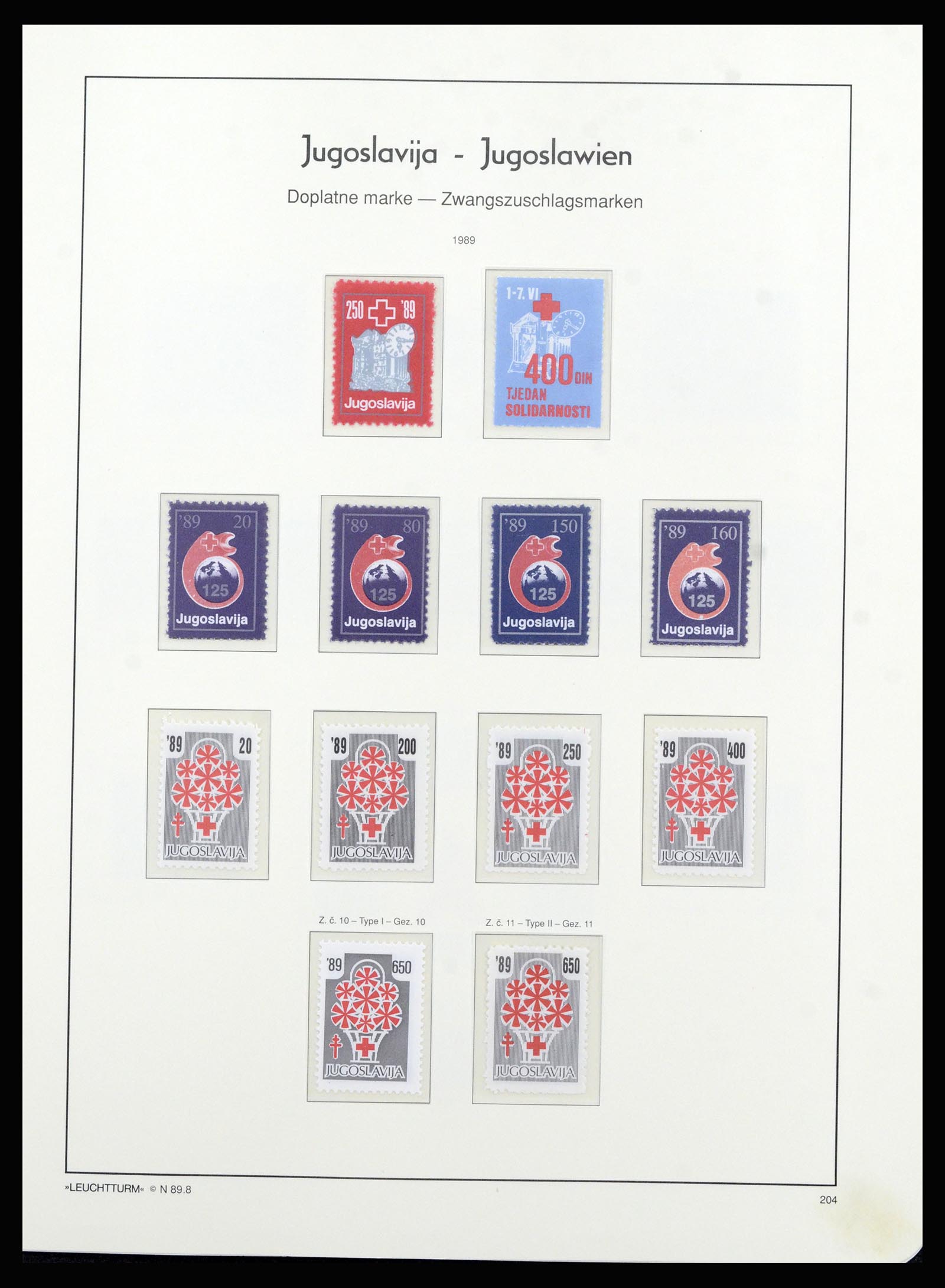 37091 188 - Postzegelverzameling 37091 Joegoslavië 1945-2001.