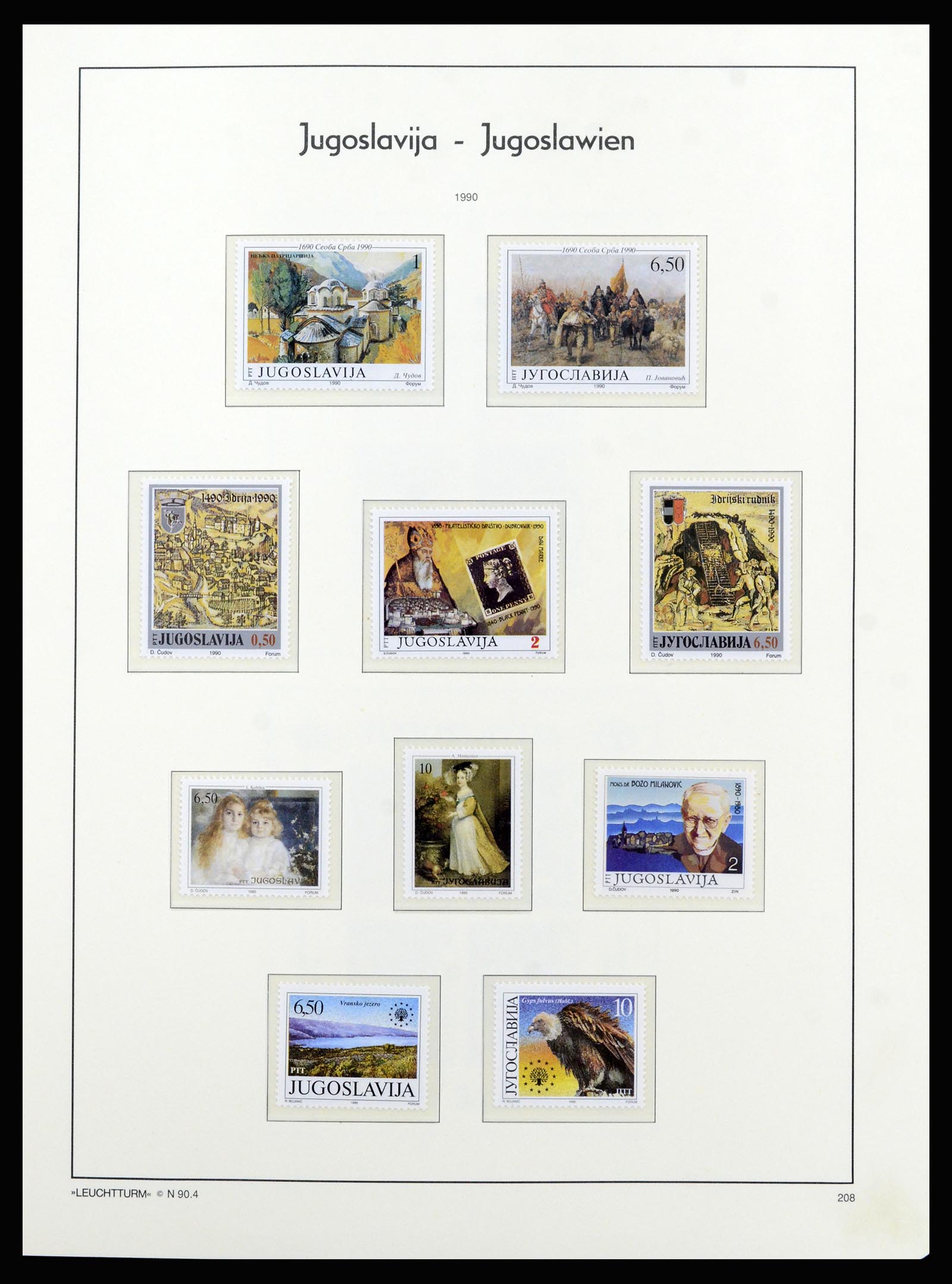 37091 192 - Postzegelverzameling 37091 Joegoslavië 1945-2001.