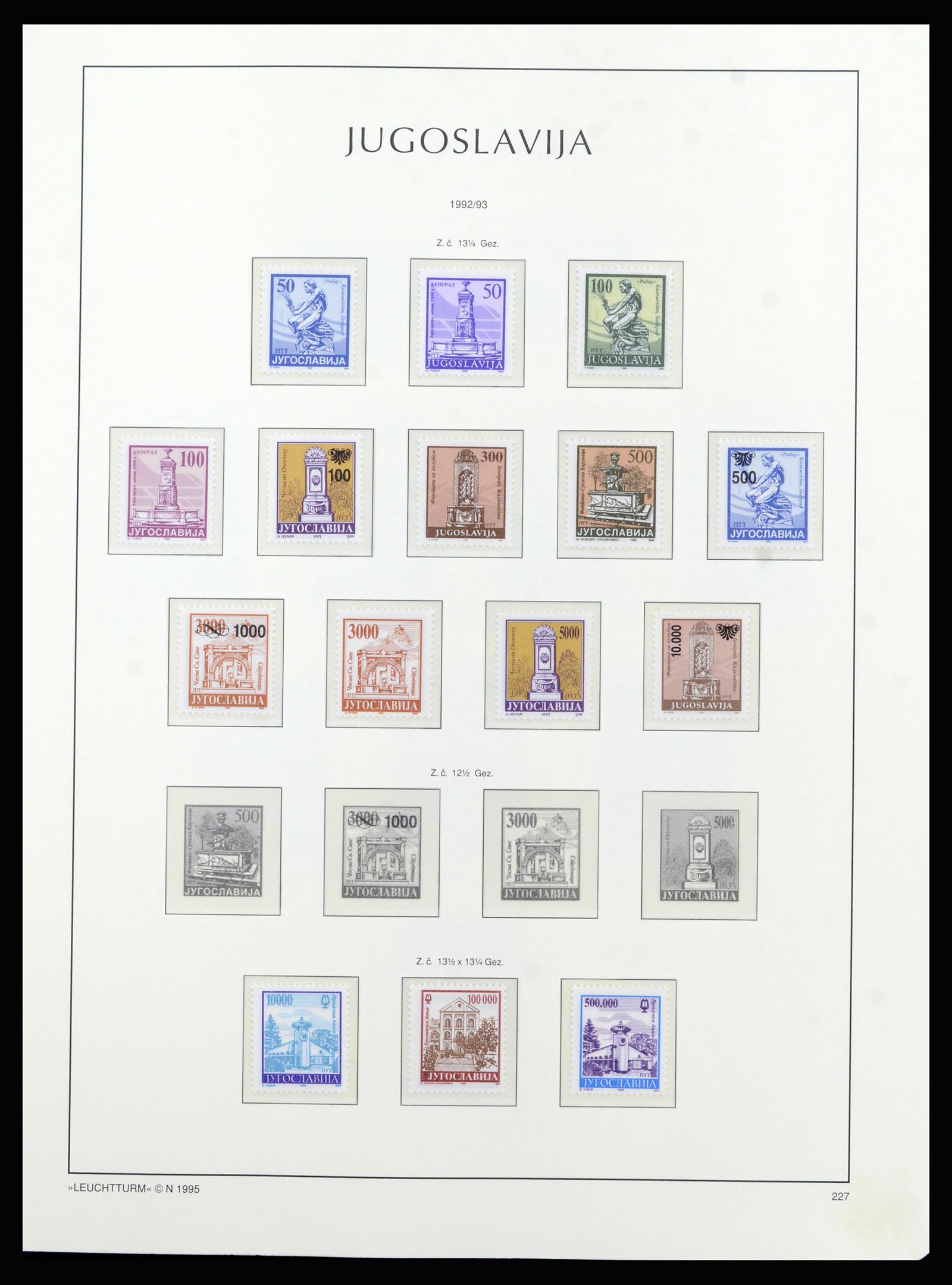 37091 211 - Postzegelverzameling 37091 Joegoslavië 1945-2001.
