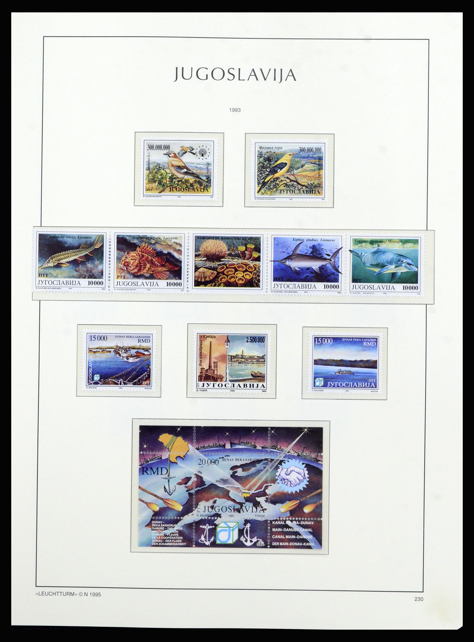 37091 214 - Postzegelverzameling 37091 Joegoslavië 1945-2001.