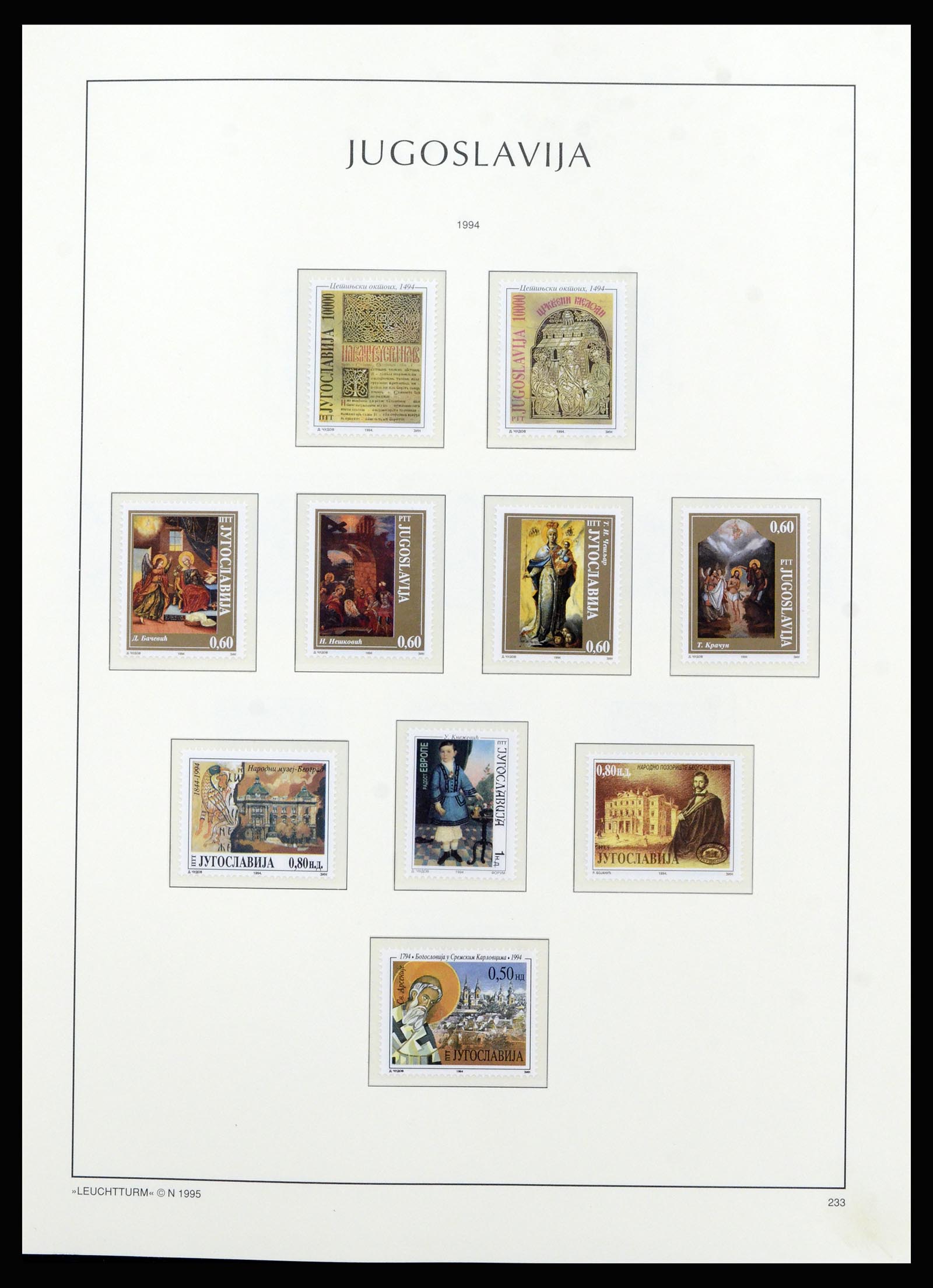 37091 217 - Postzegelverzameling 37091 Joegoslavië 1945-2001.