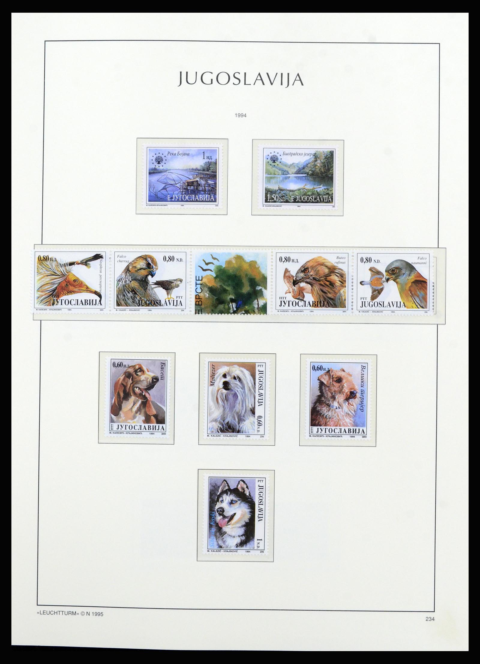 37091 218 - Postzegelverzameling 37091 Joegoslavië 1945-2001.